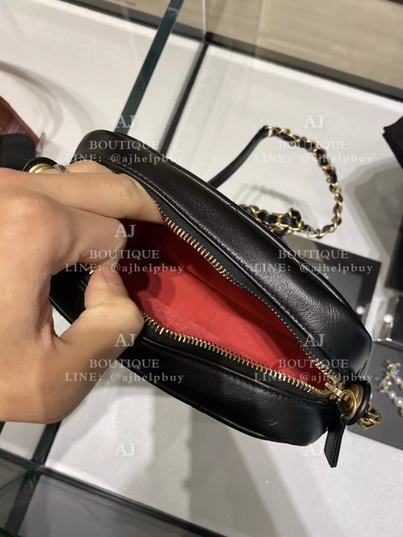 Chanel 相機包 黑色 代購照片3
