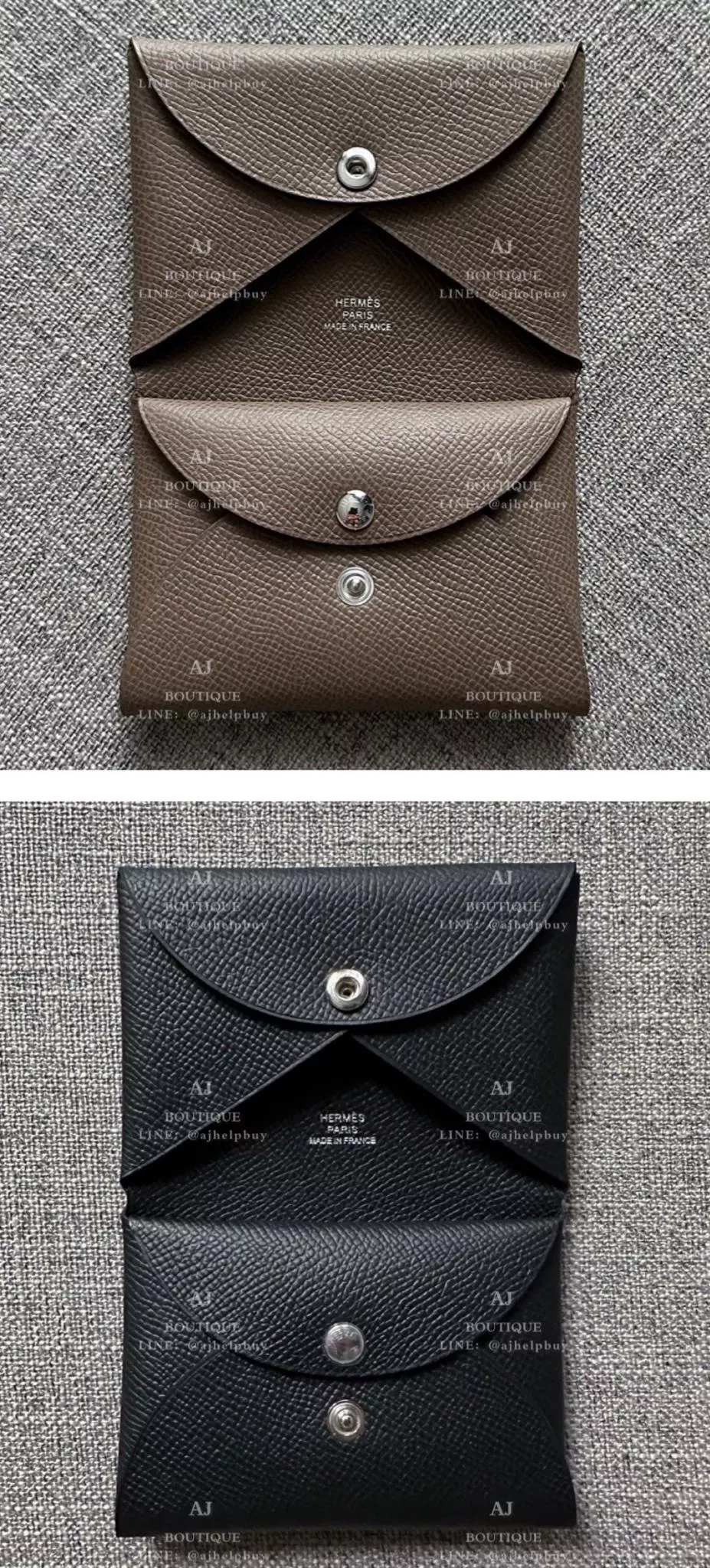 Hermes Calvi Duo 卡片零錢包 代購照片