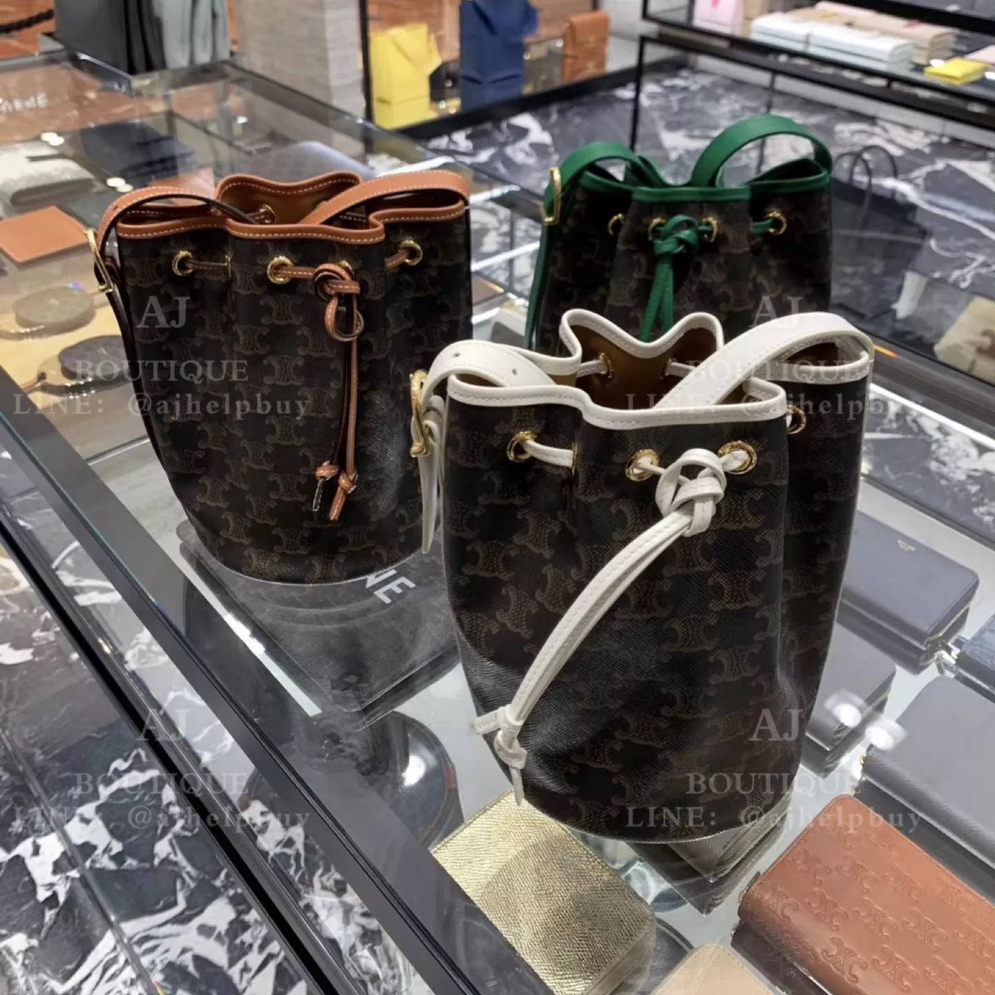 Celine 老花小水桶三色 代購照片