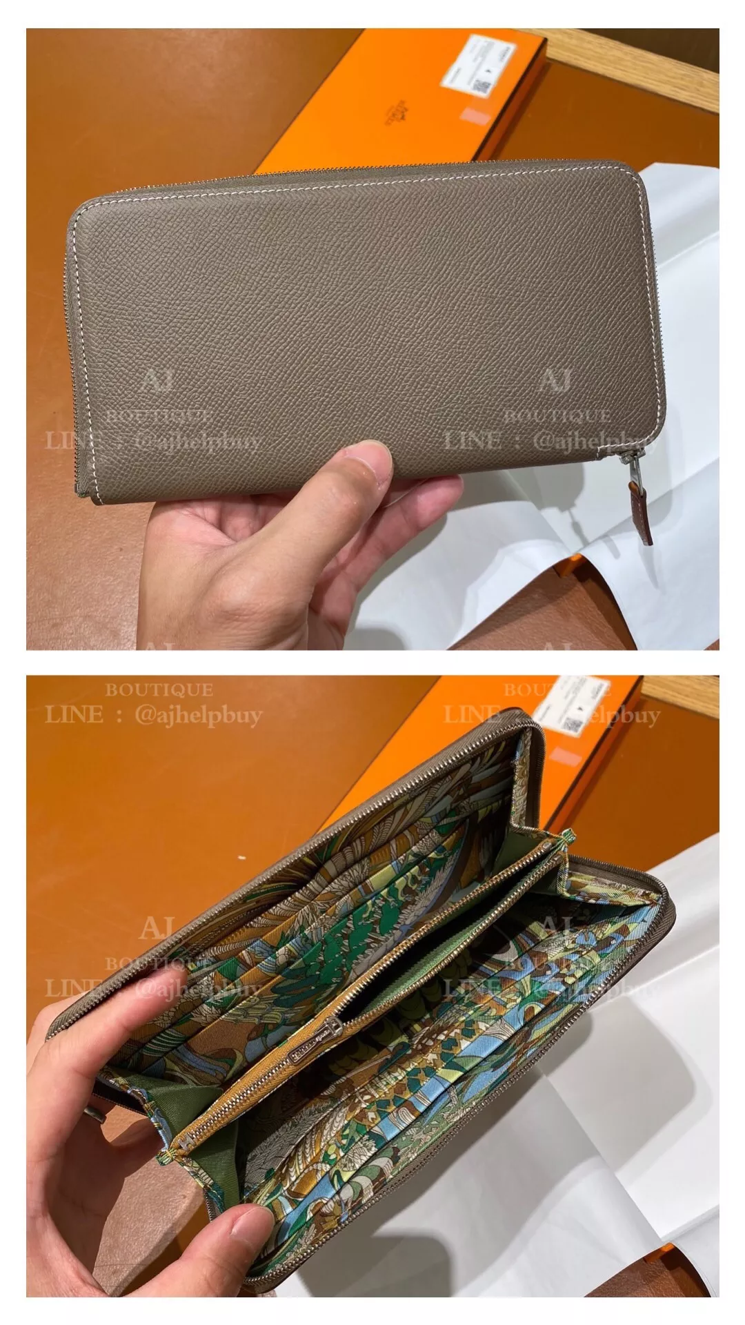 Hermes 絲巾長夾 代購照片