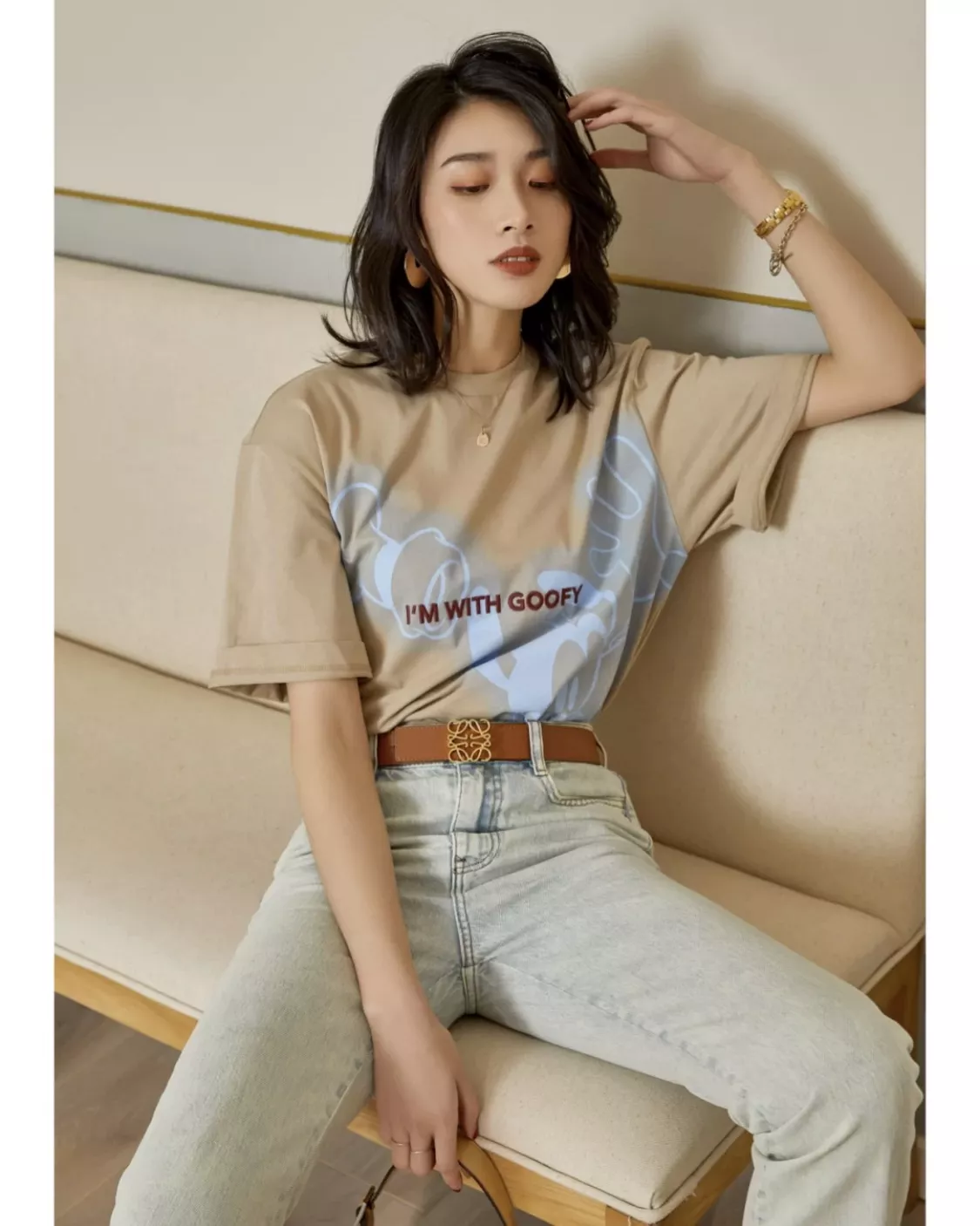 Loewe Logo皮帶 代購照片2
