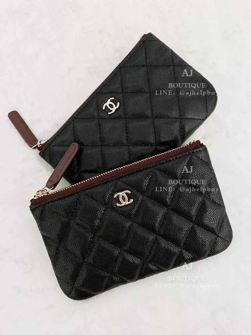 Chanel 一字拉鍊錢包 代購照片