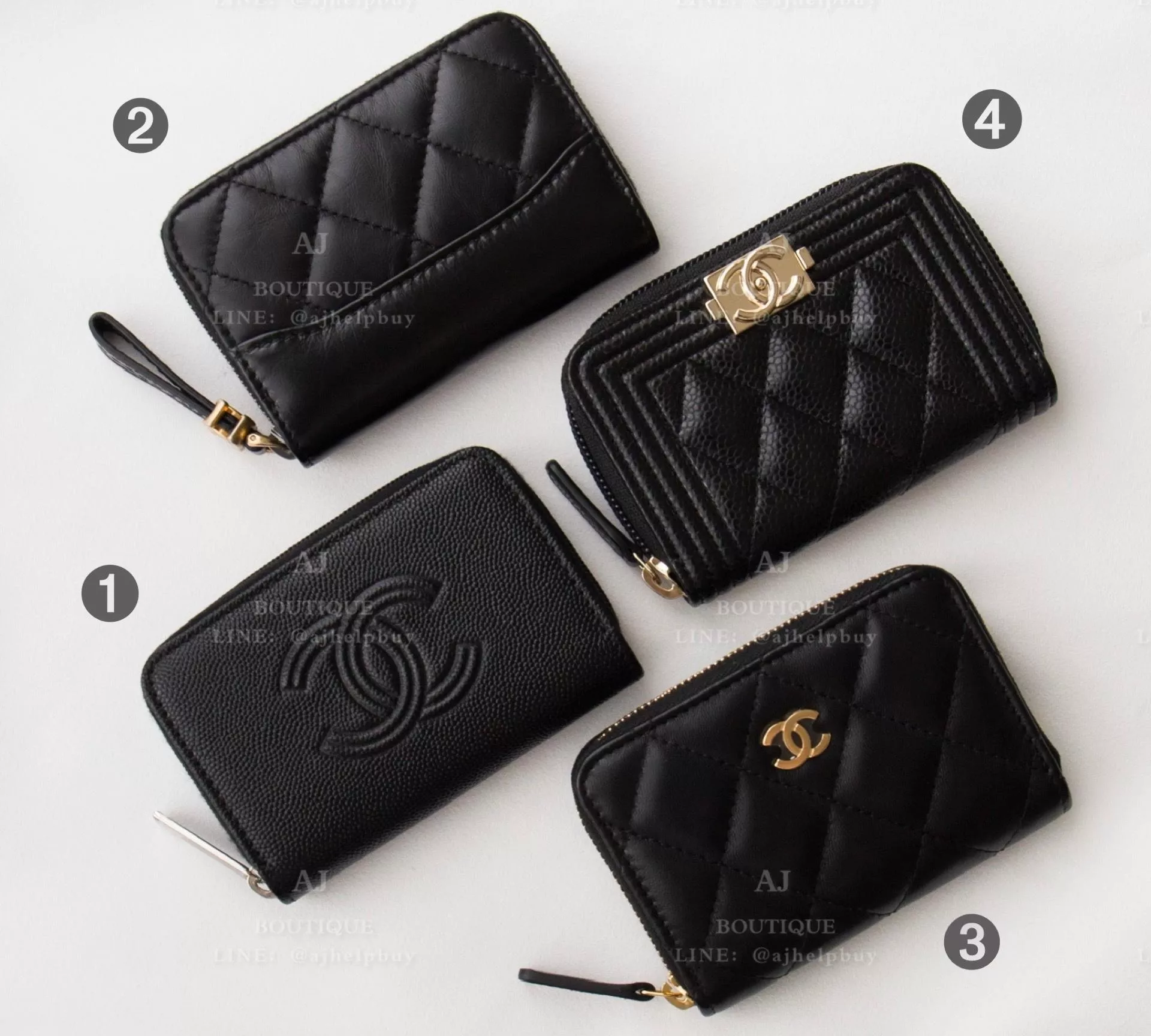 Chanel 拉鍊錢包多款 代購照片
