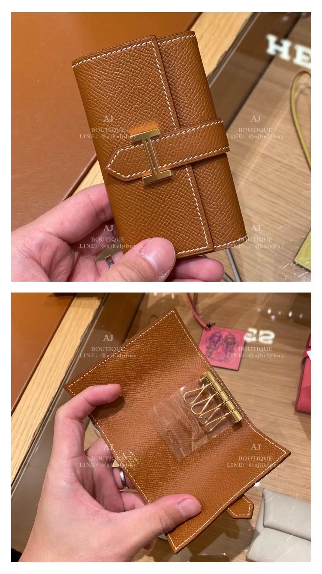 Hermes Bearn 鑰匙包 代購照片