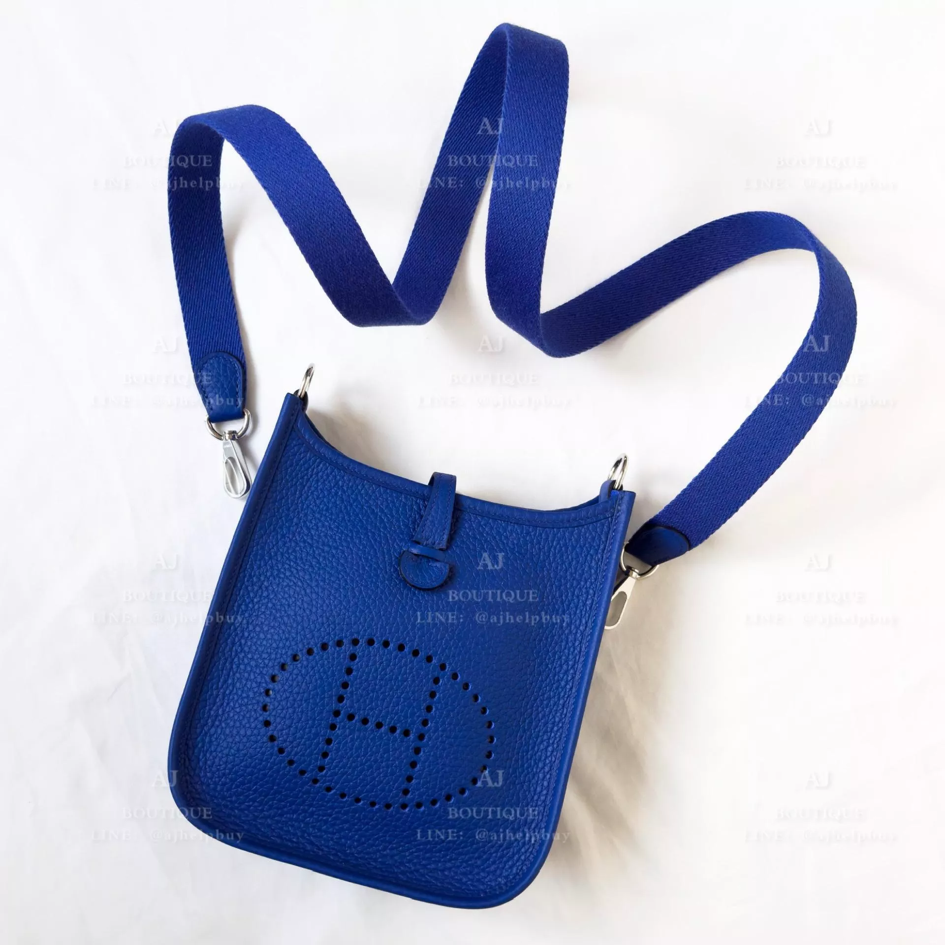 Hermes Mini Evelyne 銀釦 代購照片
