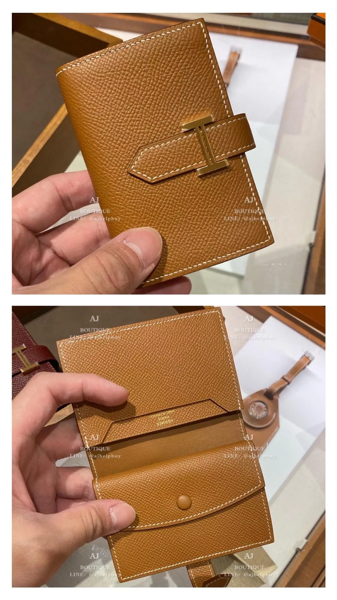 Hermes Bearn Mini 金釦 代購照片
