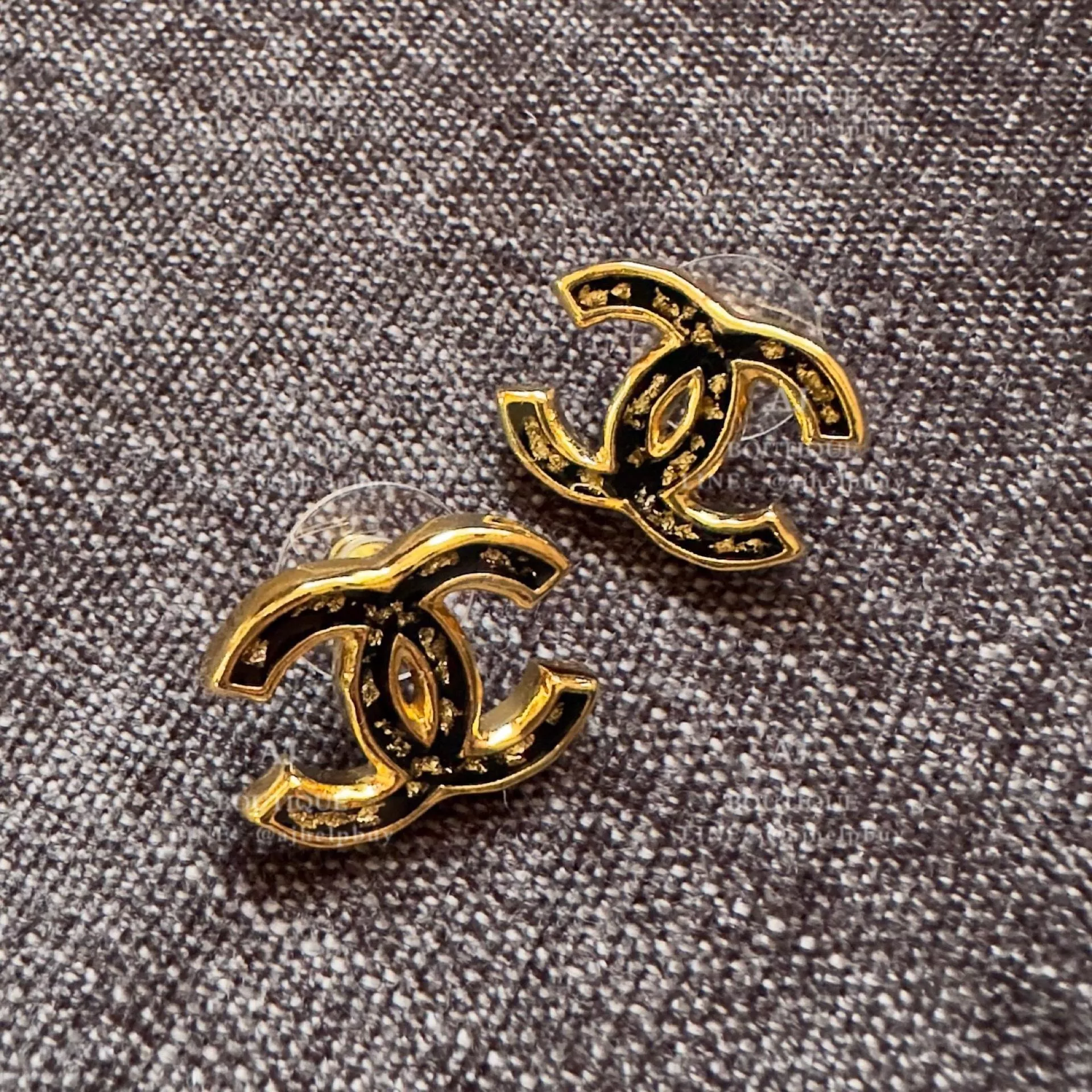 Chanel 針式耳環 金色 代購照片