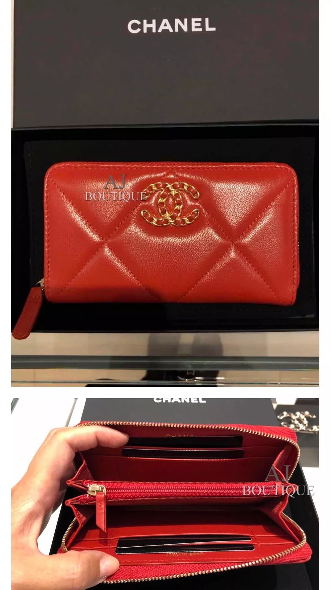 Chanel 19 拉鍊中夾 ☑️ 代購照片