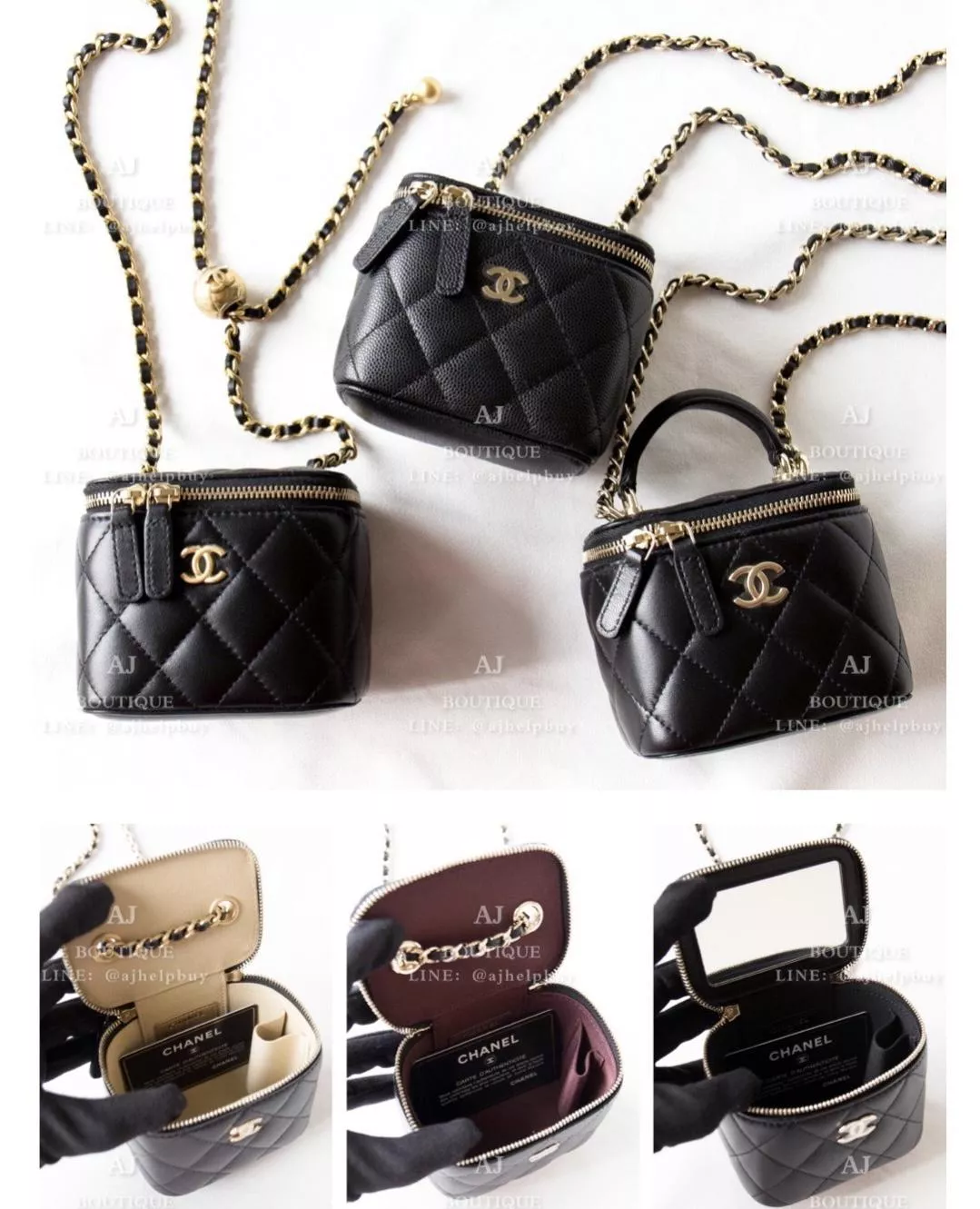 Chanel 黑色 小方盒 家族🥰 代購照片