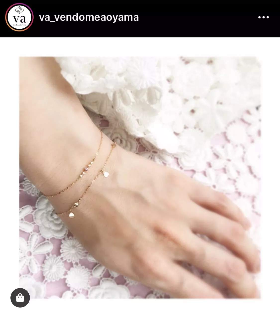 Va Vendome Aoyama 櫻花花瓣手鍊 代購照片