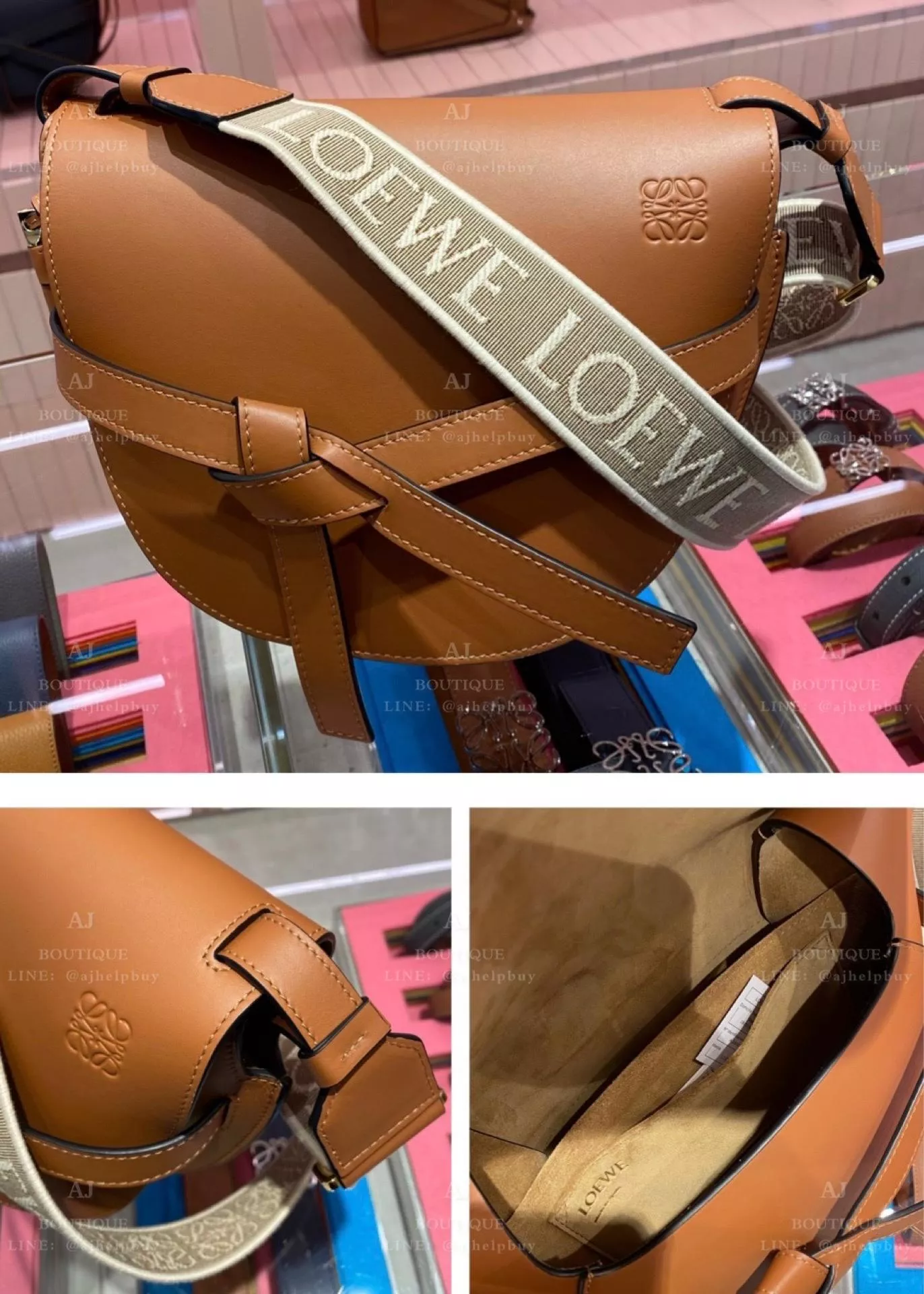 Loewe 新款 Gate 小款棕色 代購照片