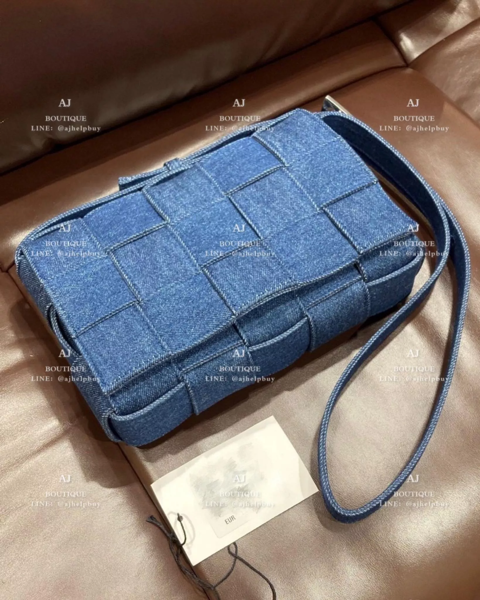 Bv Bottega Veneta Cassette 深藍丹寧款 代購照片