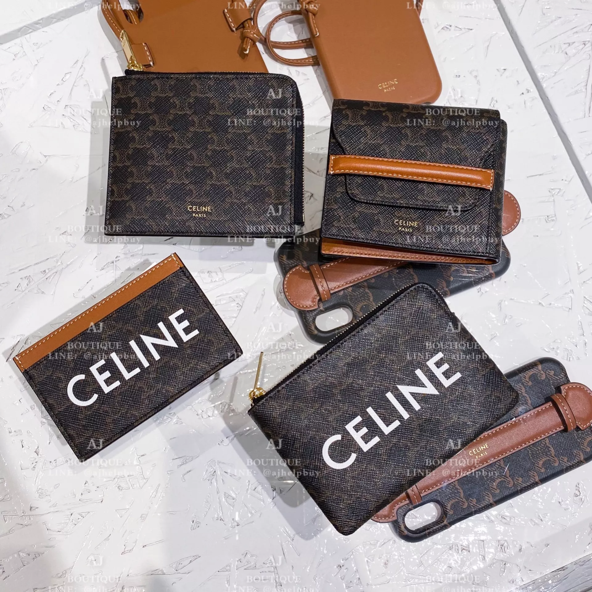 Celine Triomphe 老花小皮件們 代購照片