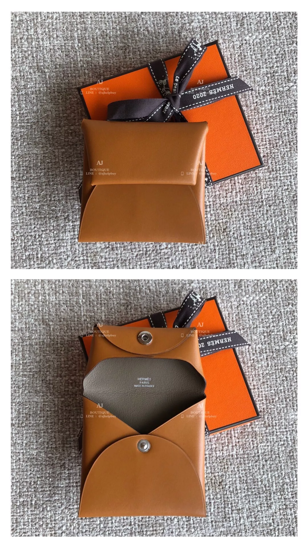 Hermes Ev 200510 Bastia 零錢包 拼色稀有馬鞍皮款 代購照片2