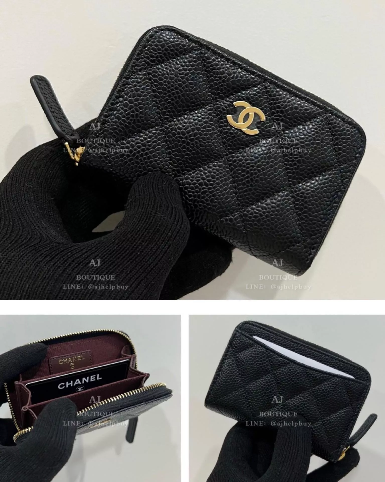 Chanel 經典款 拉鍊零錢包 代購照片