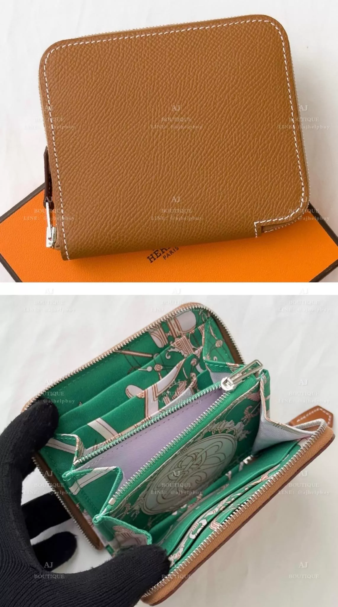 Hermes 絲巾短夾 代購照片