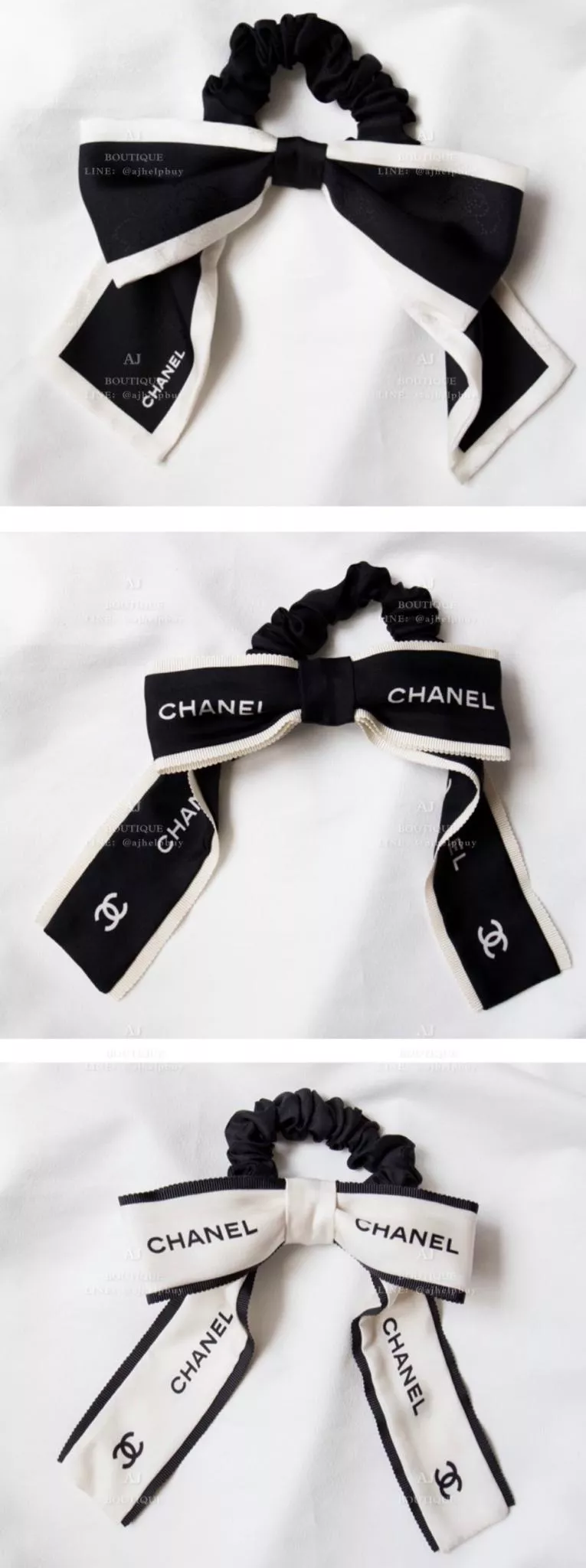 Chanel 真絲髮圈 代購照片