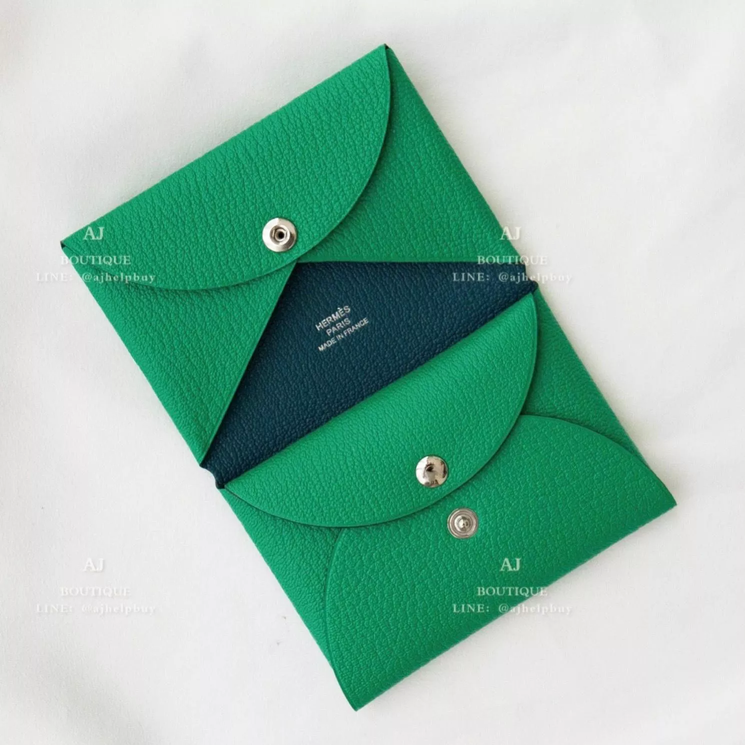 Hermes Calvi Duo 卡片零錢包 代購照片