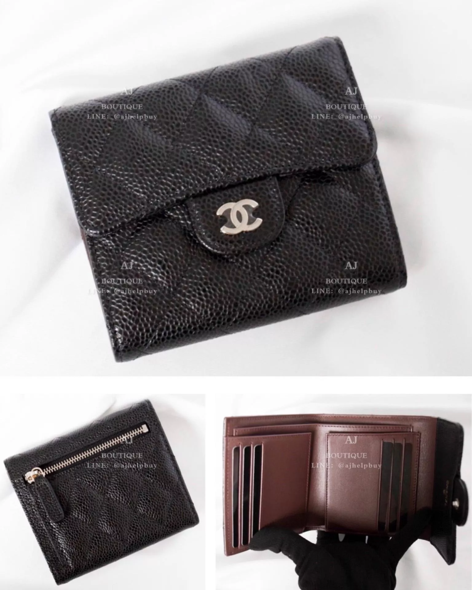 Chanel 經典款 三摺短夾 代購照片