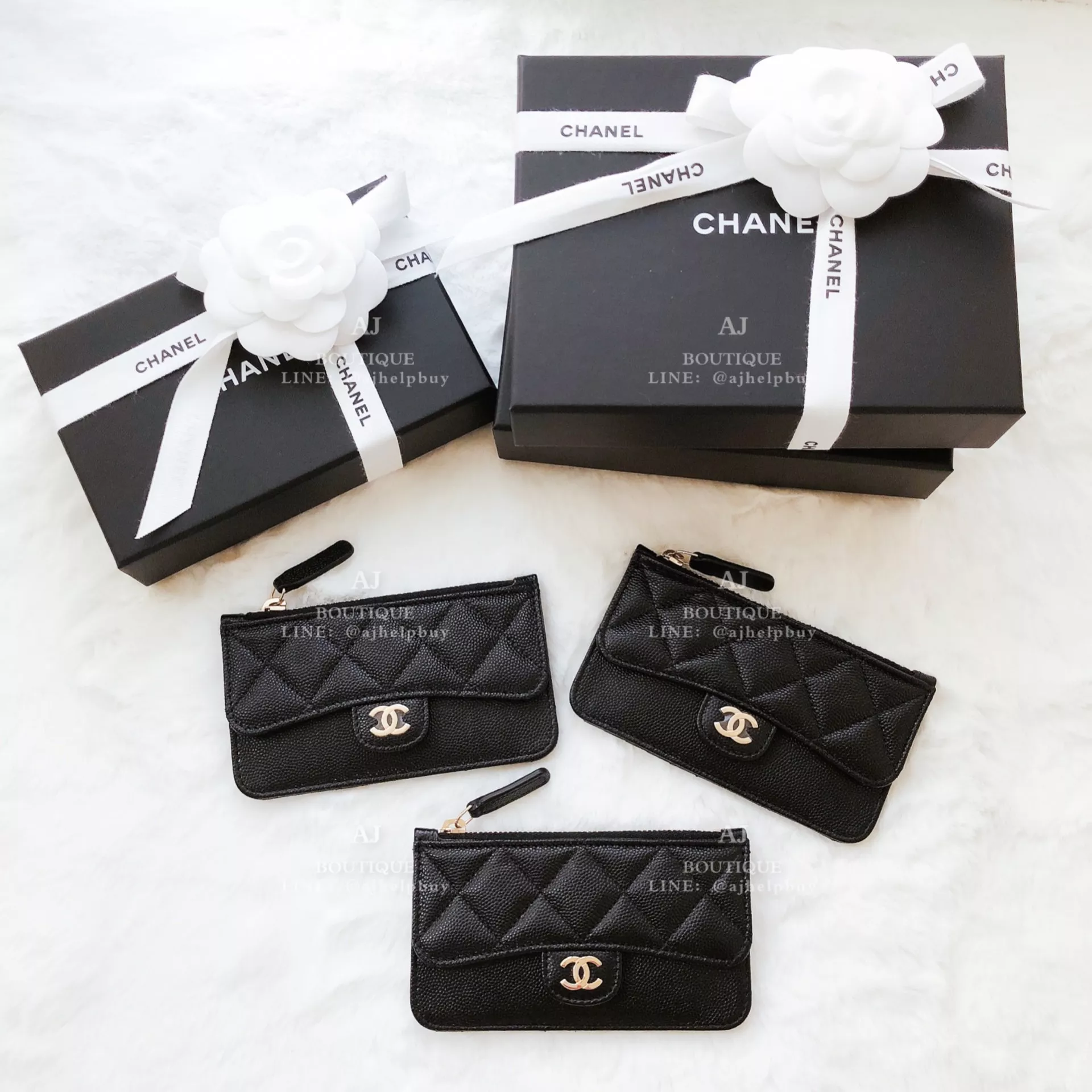 Chanel 拉鍊卡包 代購照片