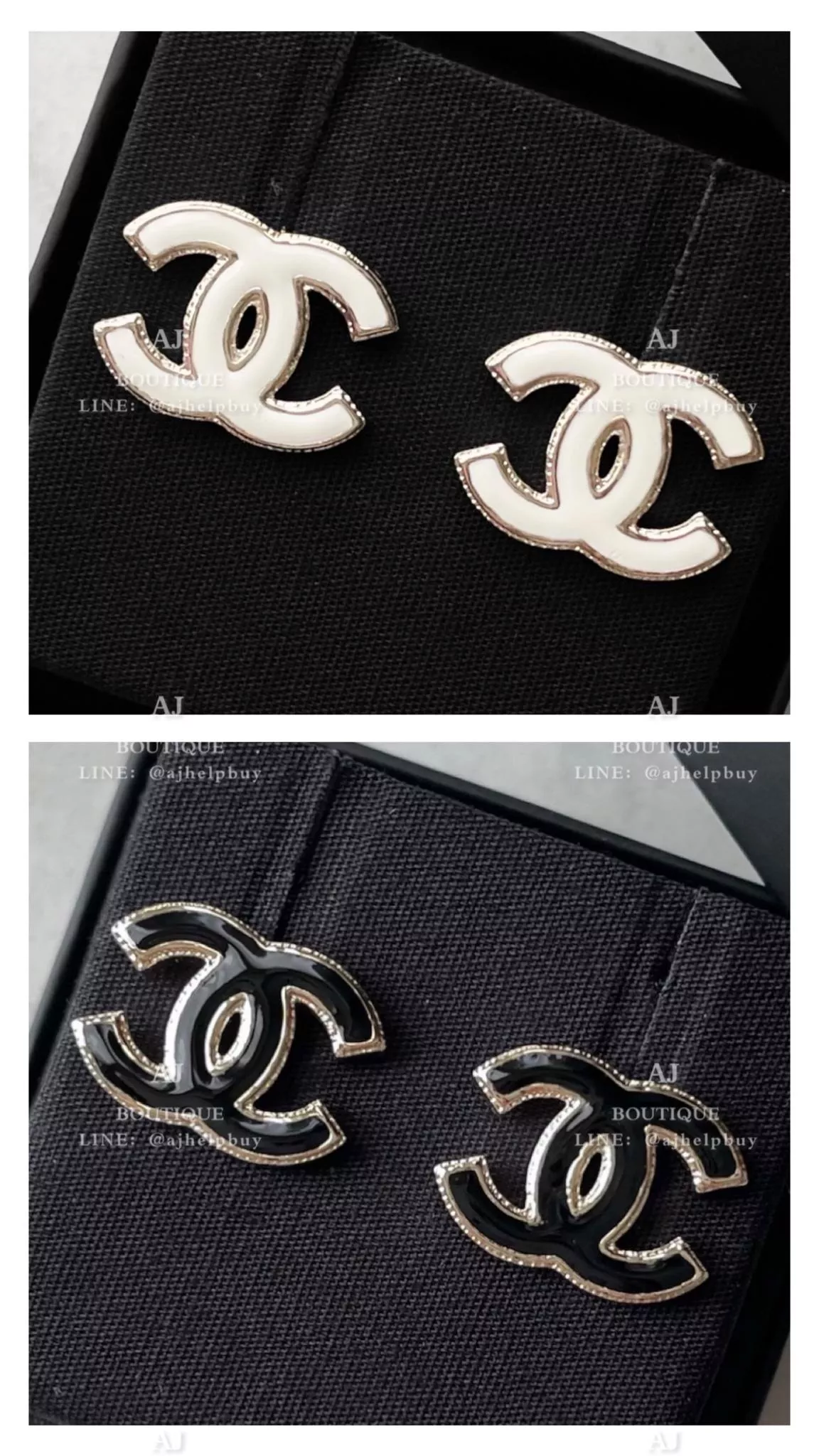 Chanel 新款 針式耳環 淡金 代購照片