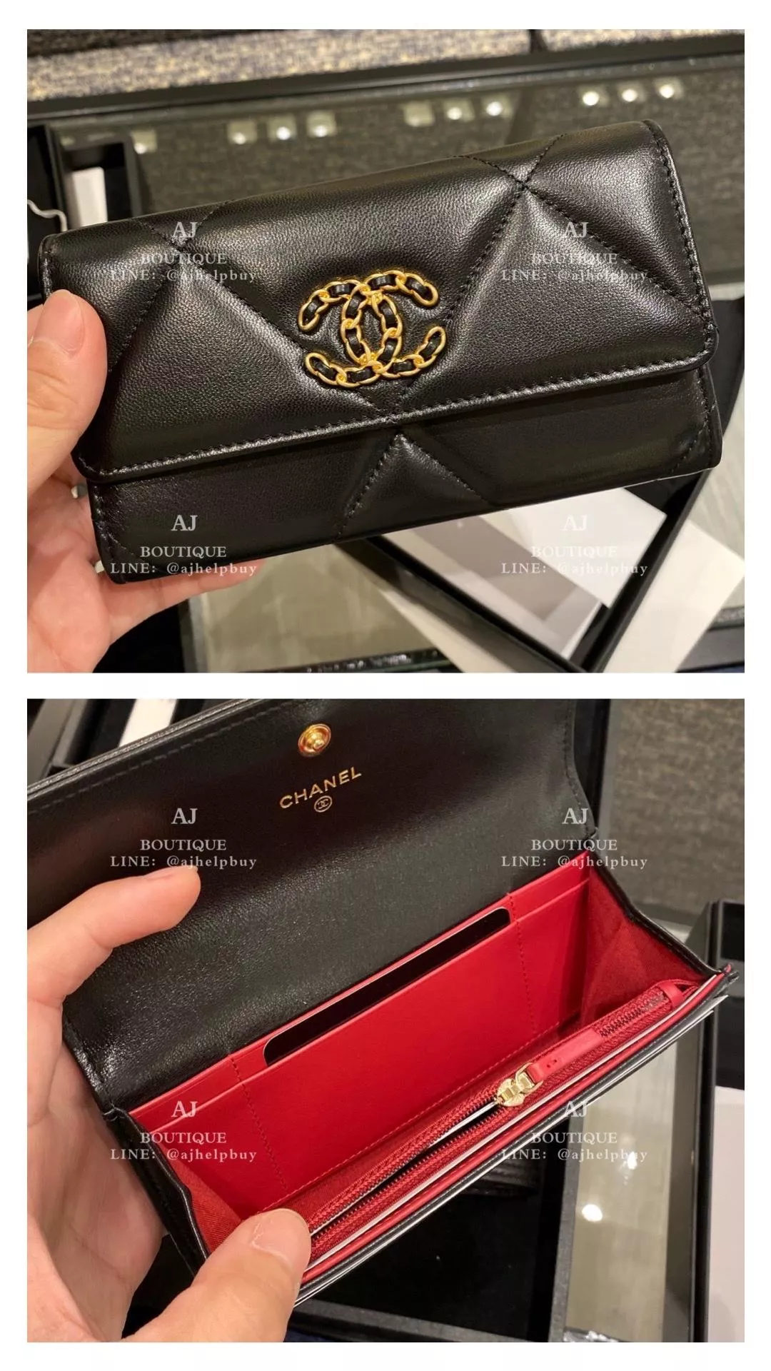 Chanel 19 中夾 黑色 代購照片