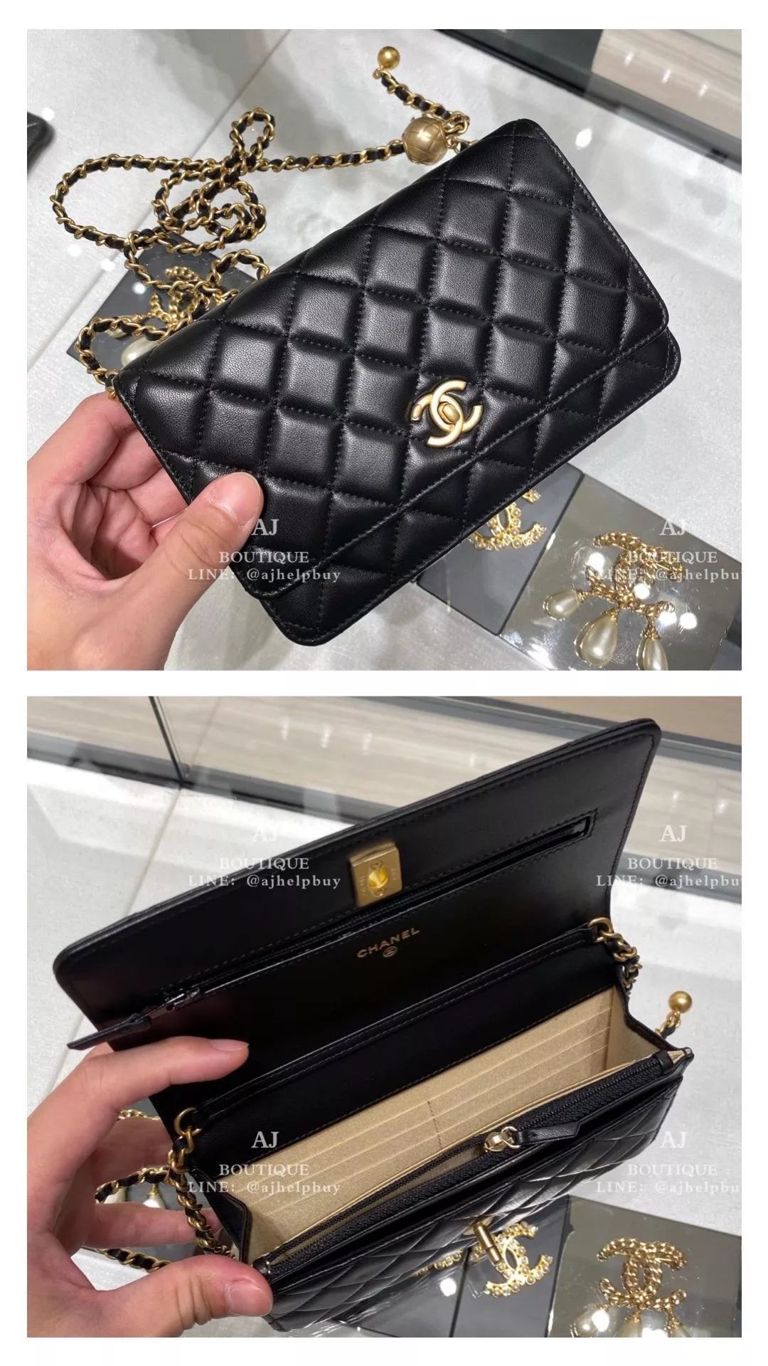 Chanel Woc 金球款 黑色 代購照片