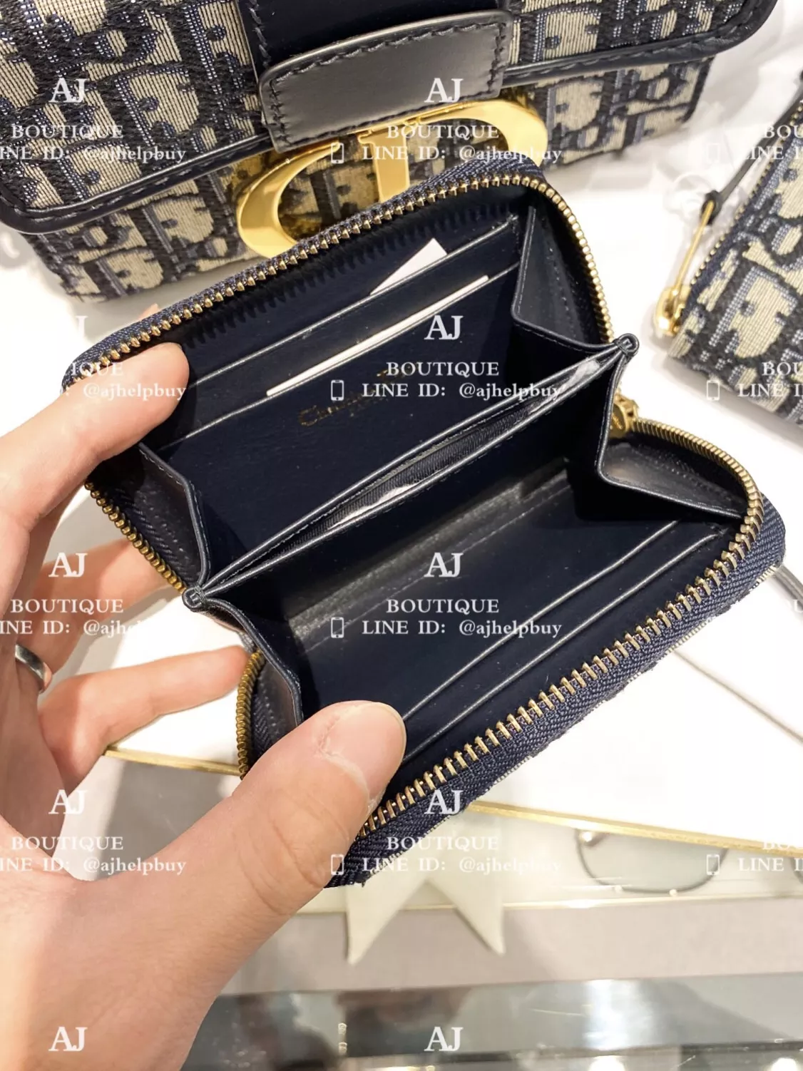 Dior 老花拉鍊零錢包 ☑️ 代購照片2