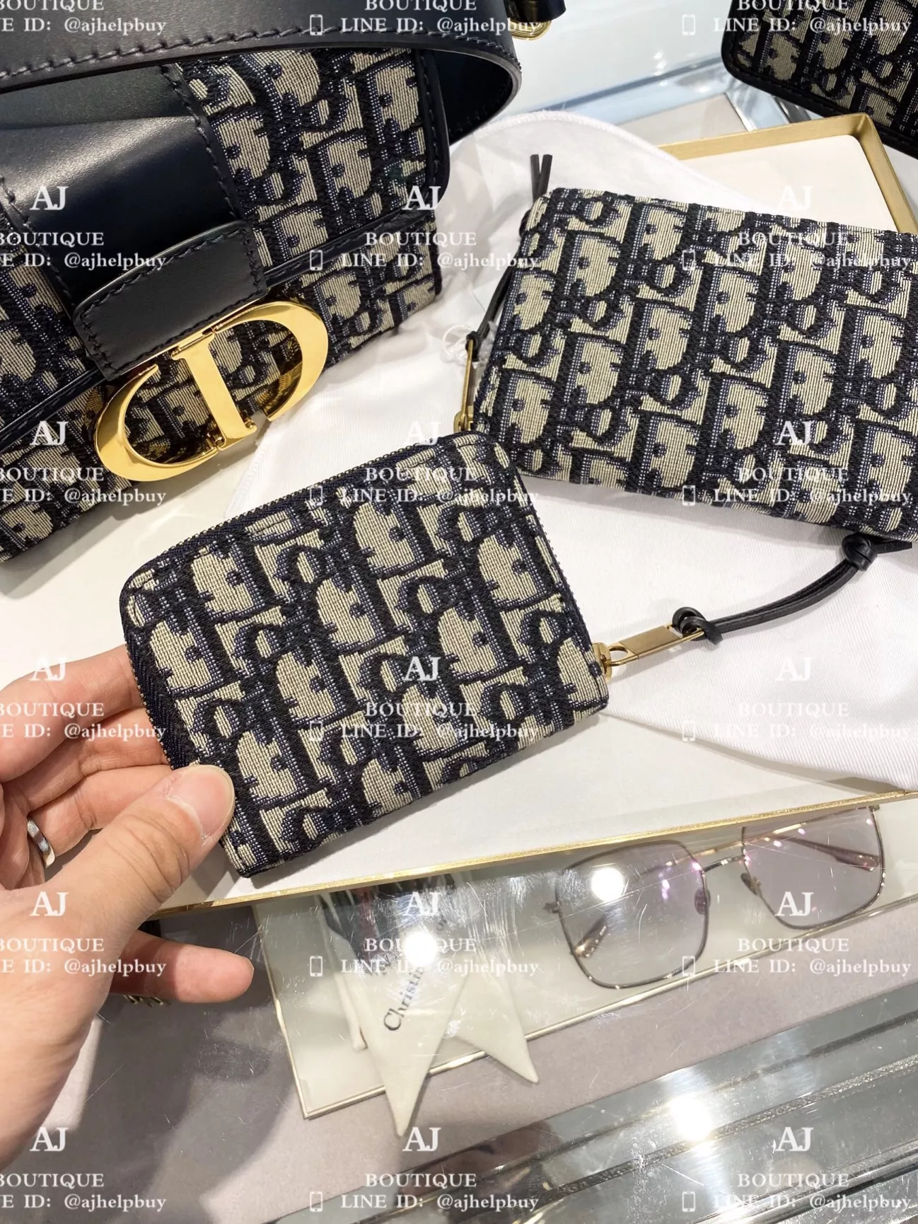 Dior 老花拉鍊零錢包 ☑️ 代購照片
