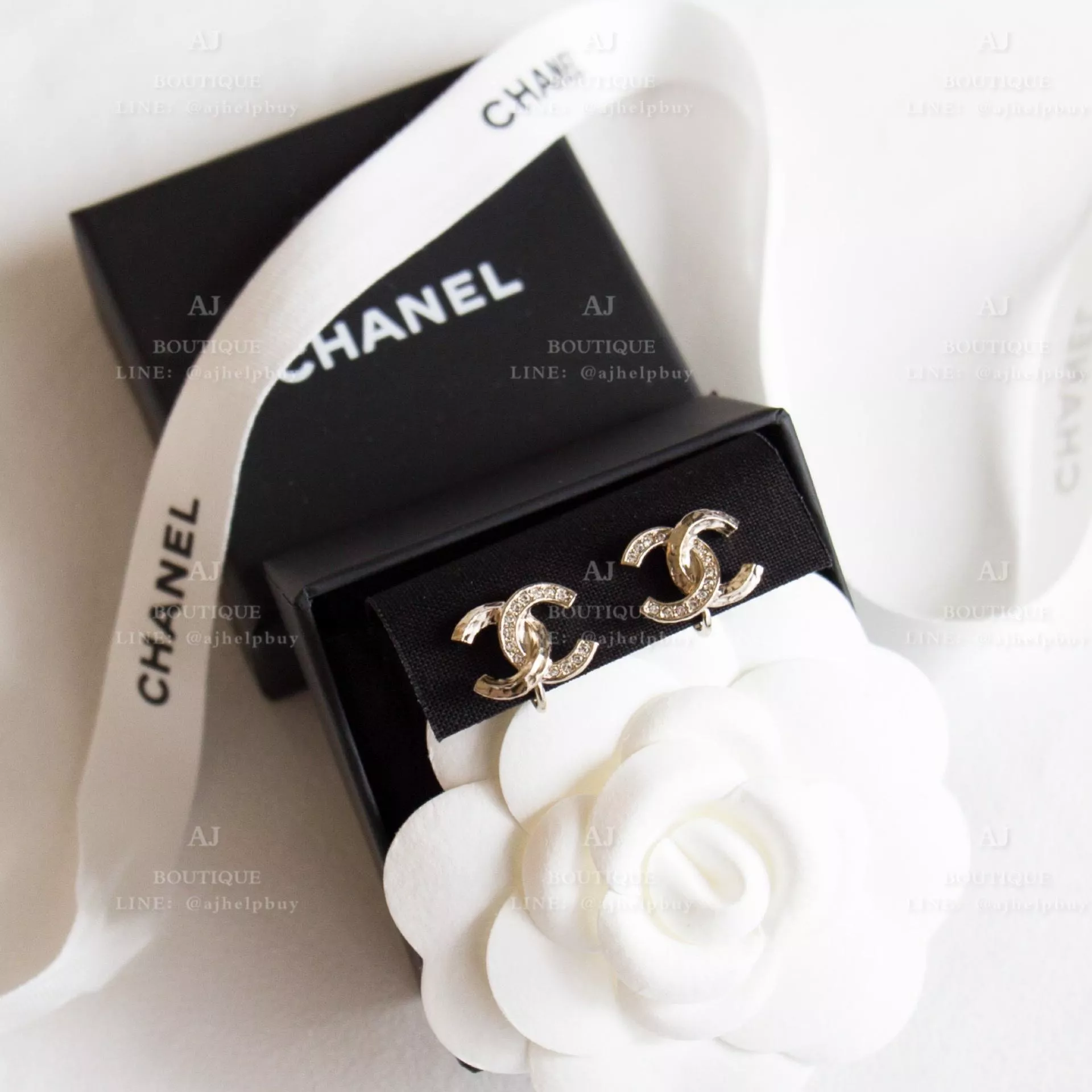 Chanel 經典雙C 夾式 耳環 代購照片