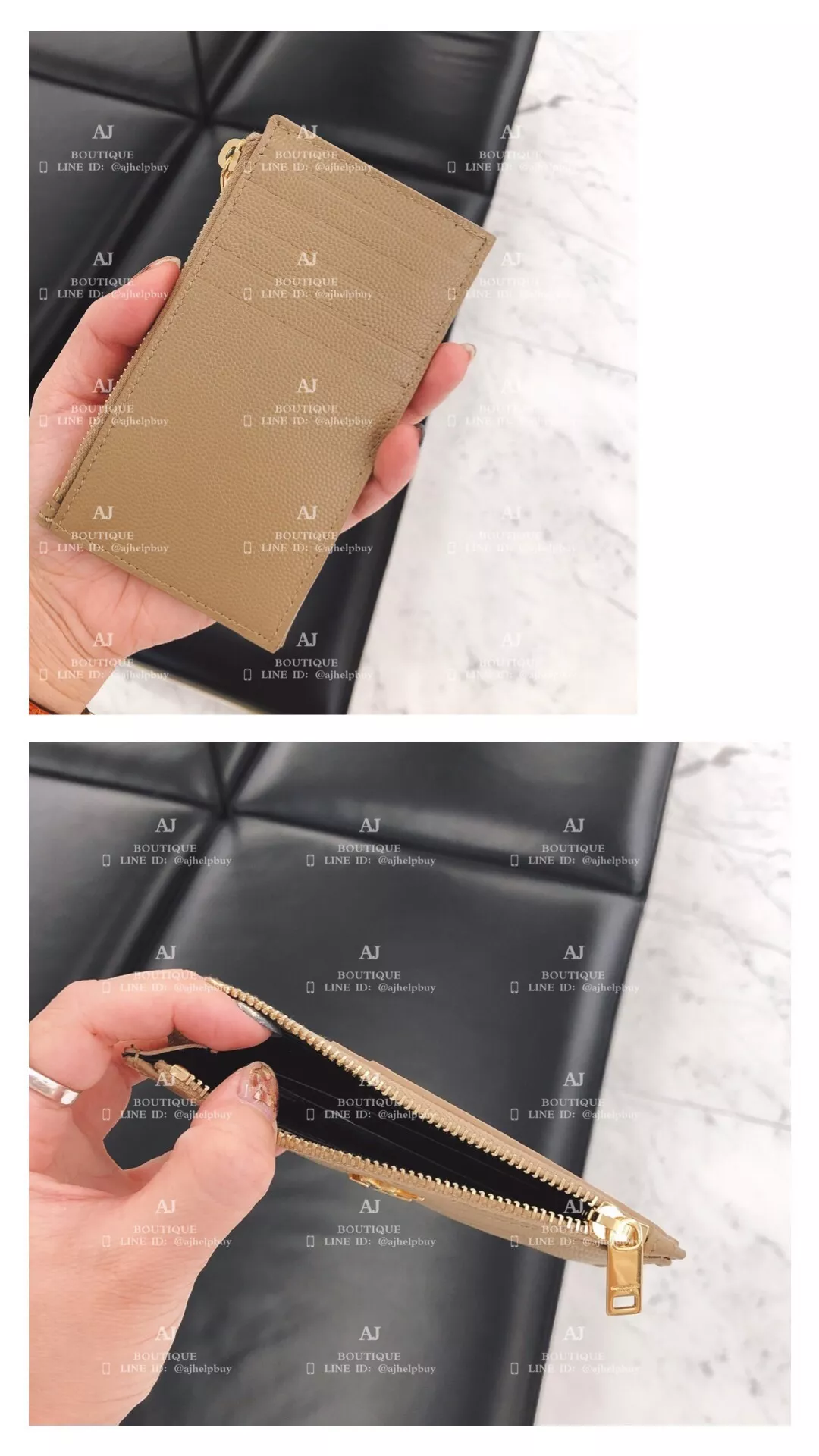 Ysl Saint Laurent 實惠拉鍊卡包 代購照片2