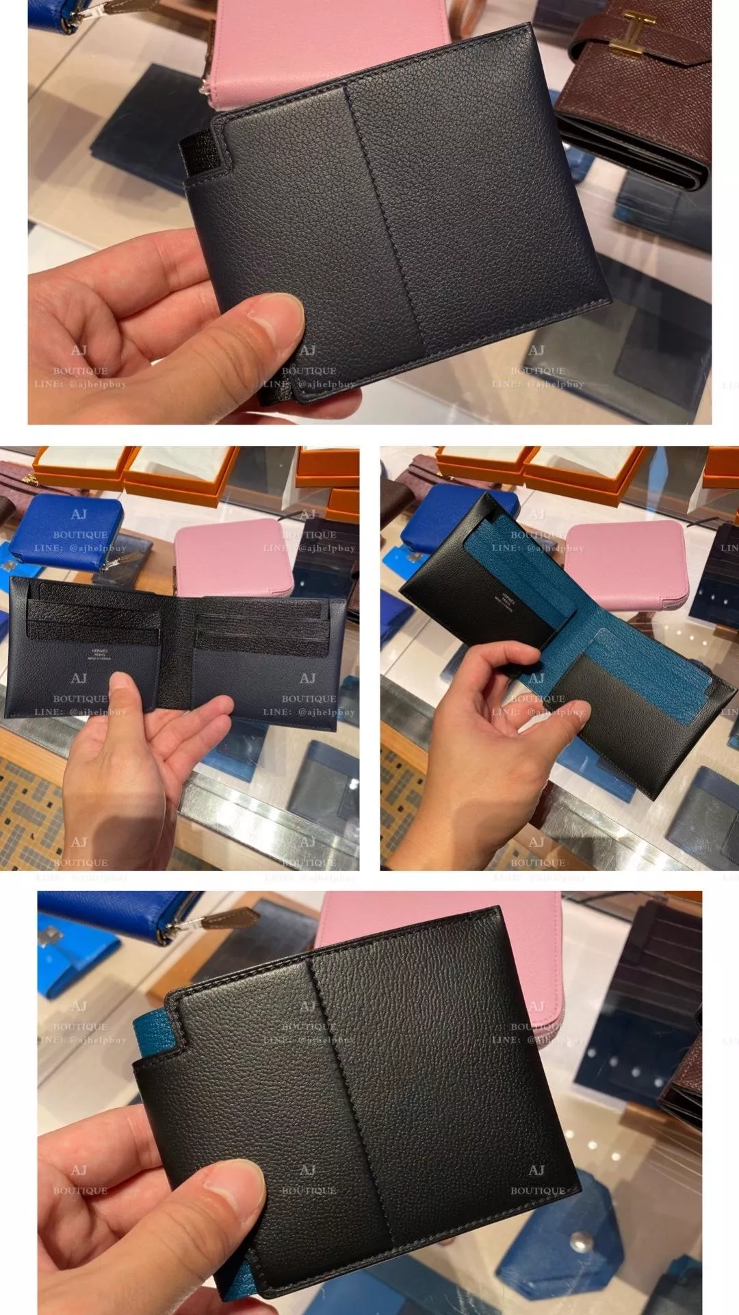 Hermes 新款H短夾 代購照片