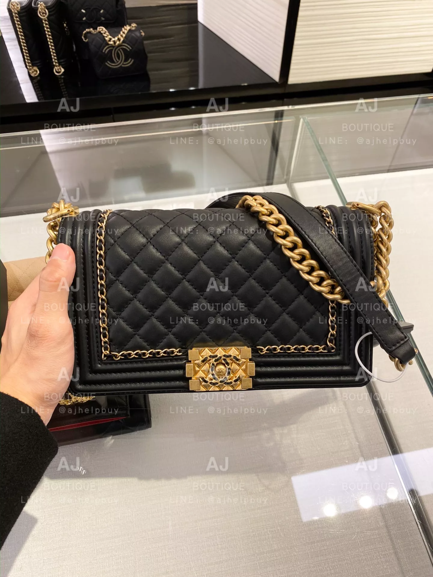 Chanel Boy 25 季節款 代購照片