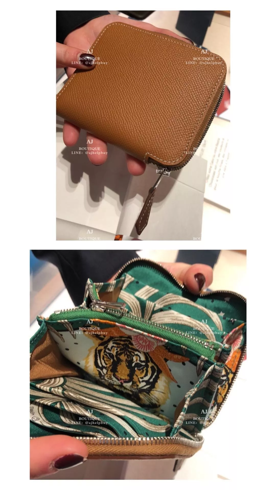 Hermes 絲巾短夾 代購照片