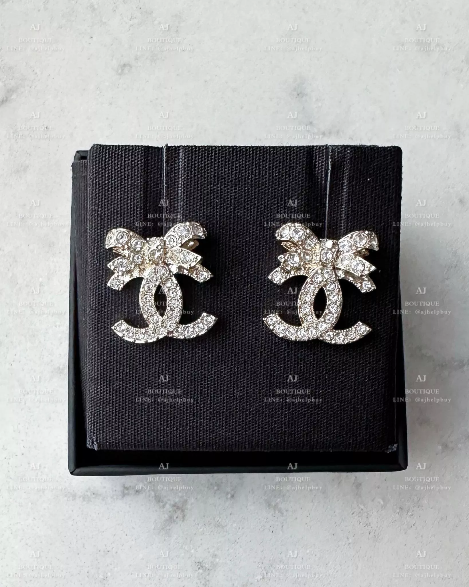 Chanel 針式耳環 淡金 代購照片