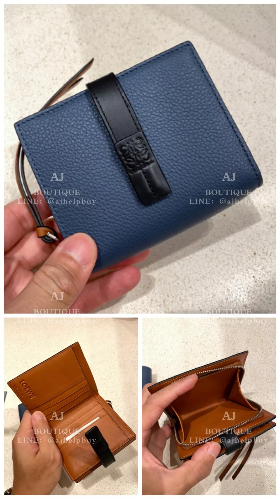 Loewe 新色靛藍小皮件 代購照片2