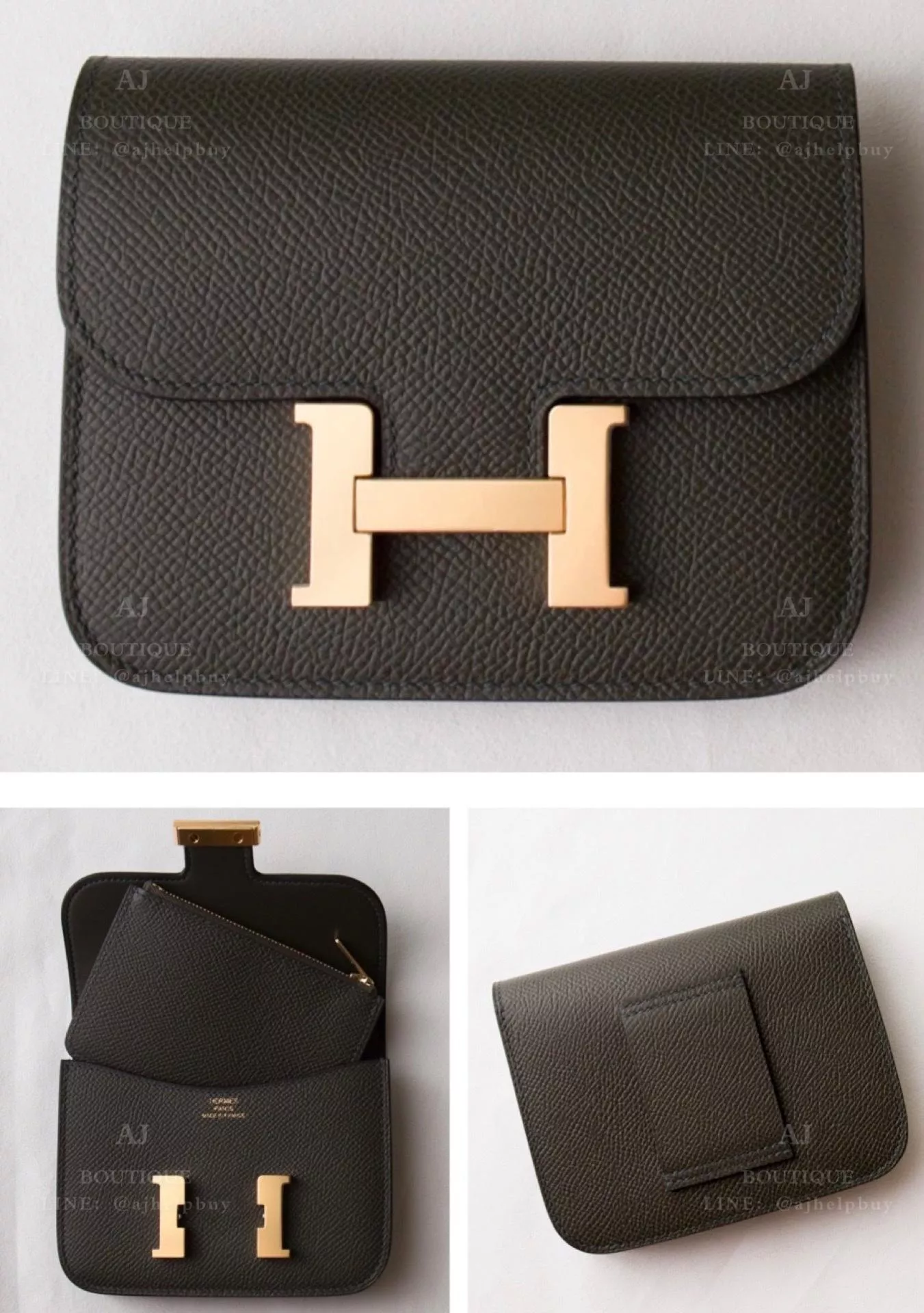Hermes Constance Slim 金釦 代購照片