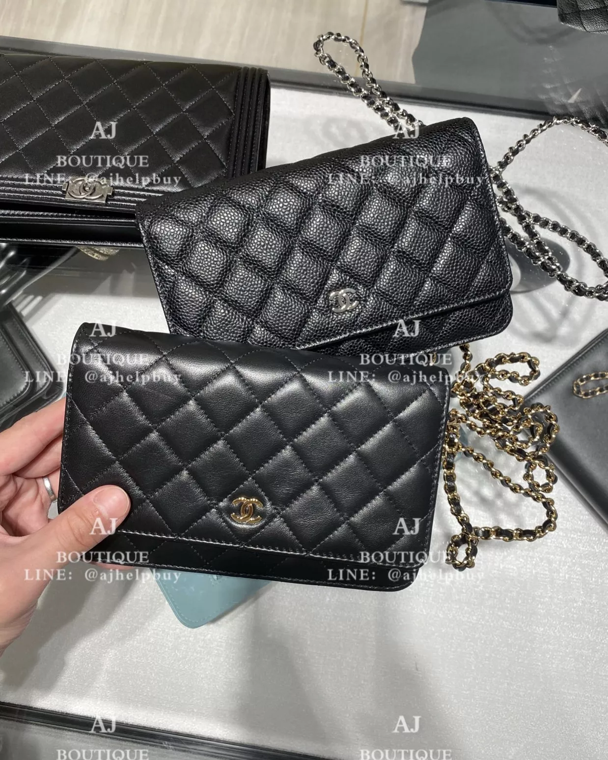 Chanel Woc 經典款 黑色 代購照片