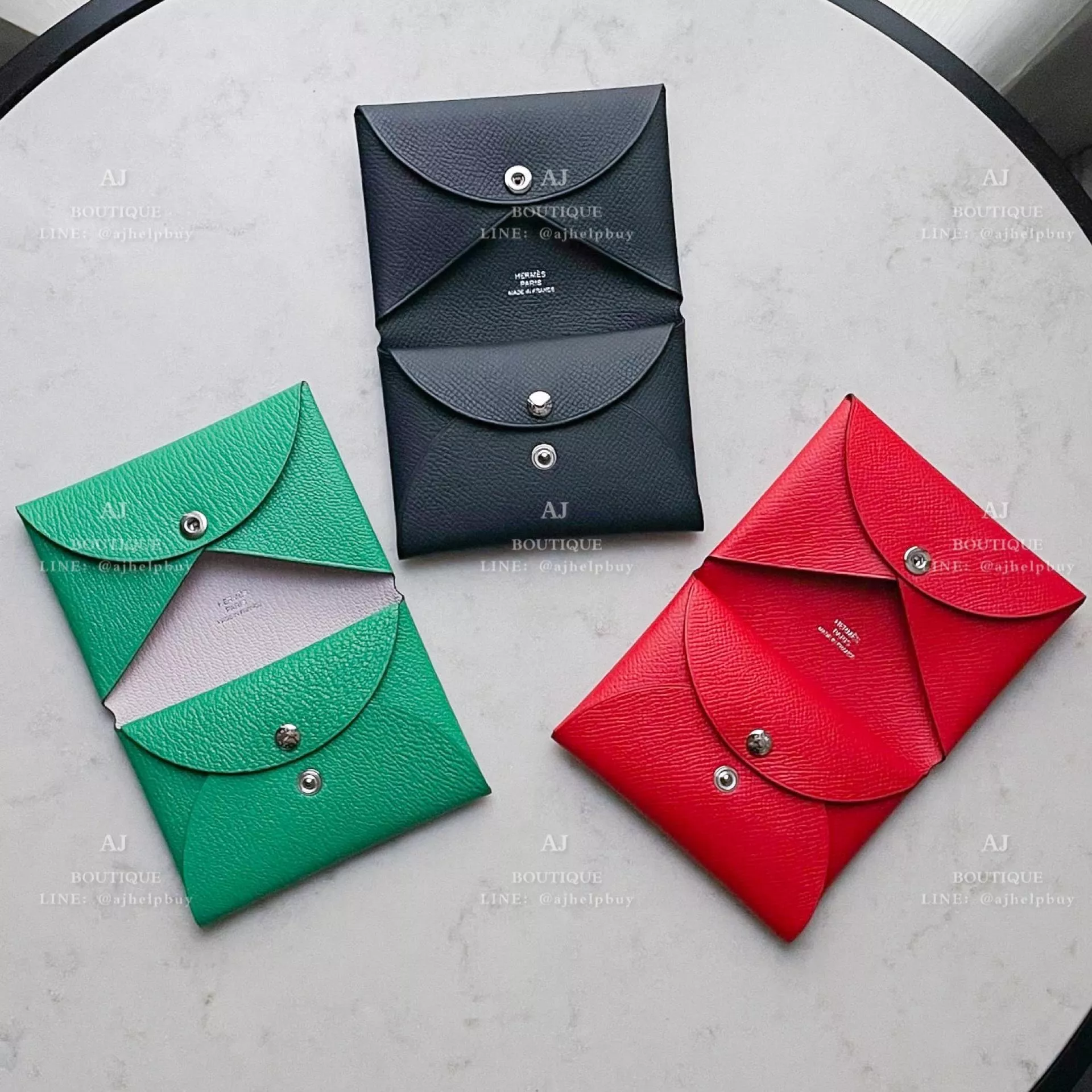 Hermes Calvi Duo 卡片零錢包 代購照片