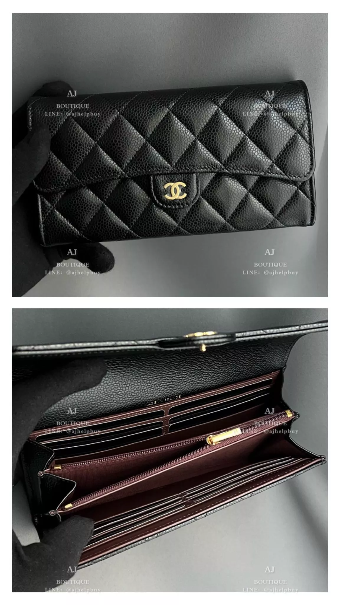 Chanel 經典款 口蓋長夾 代購主圖