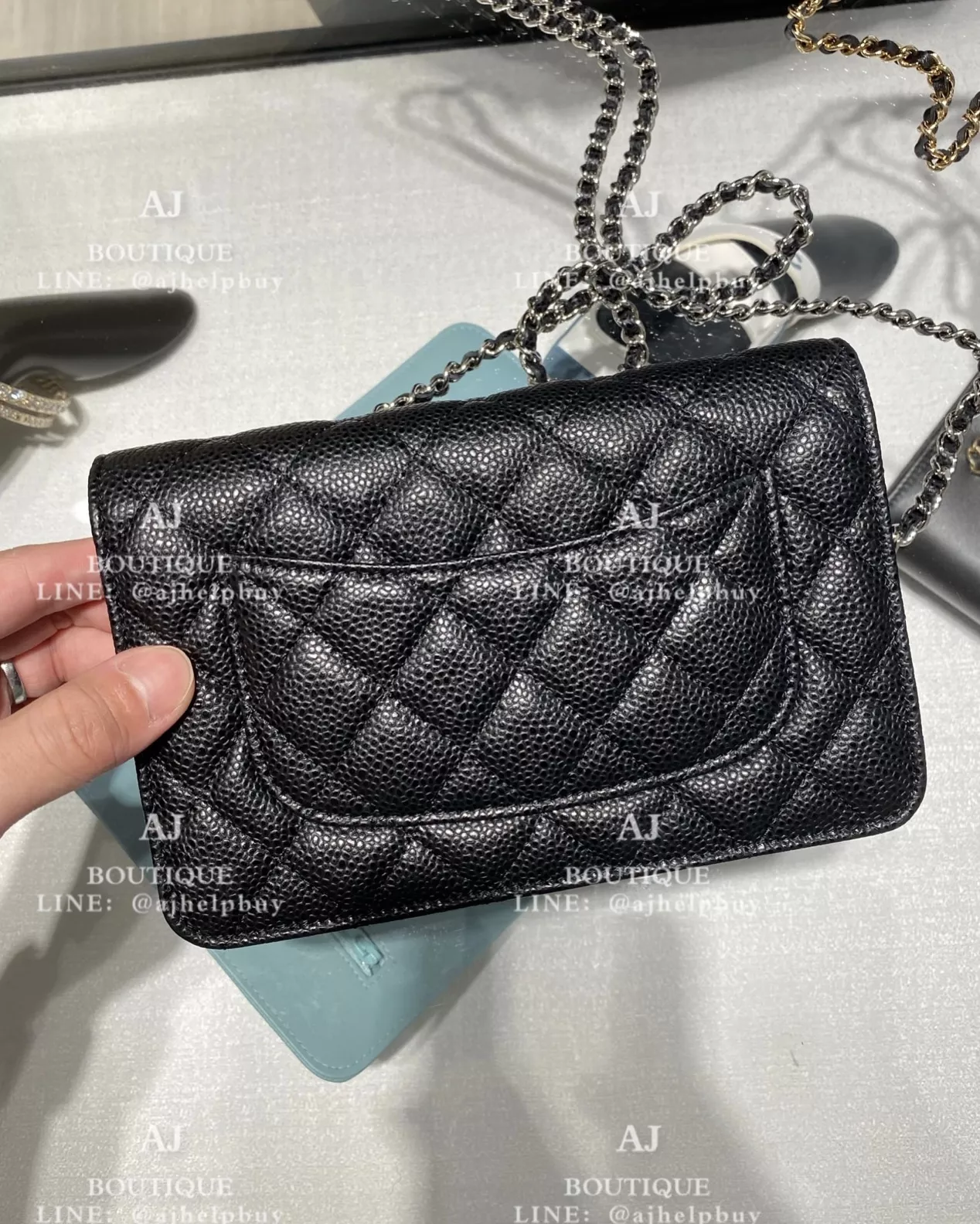 Chanel Woc 經典款 黑色 代購照片3