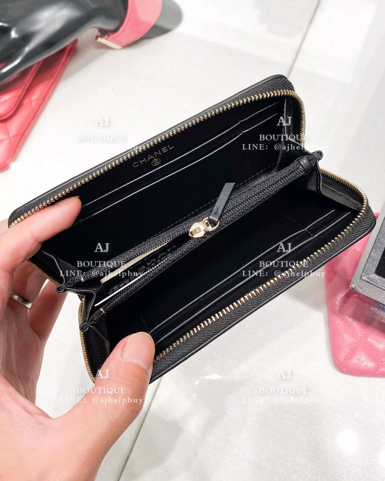 Chanel 拉鍊中夾 代購照片2