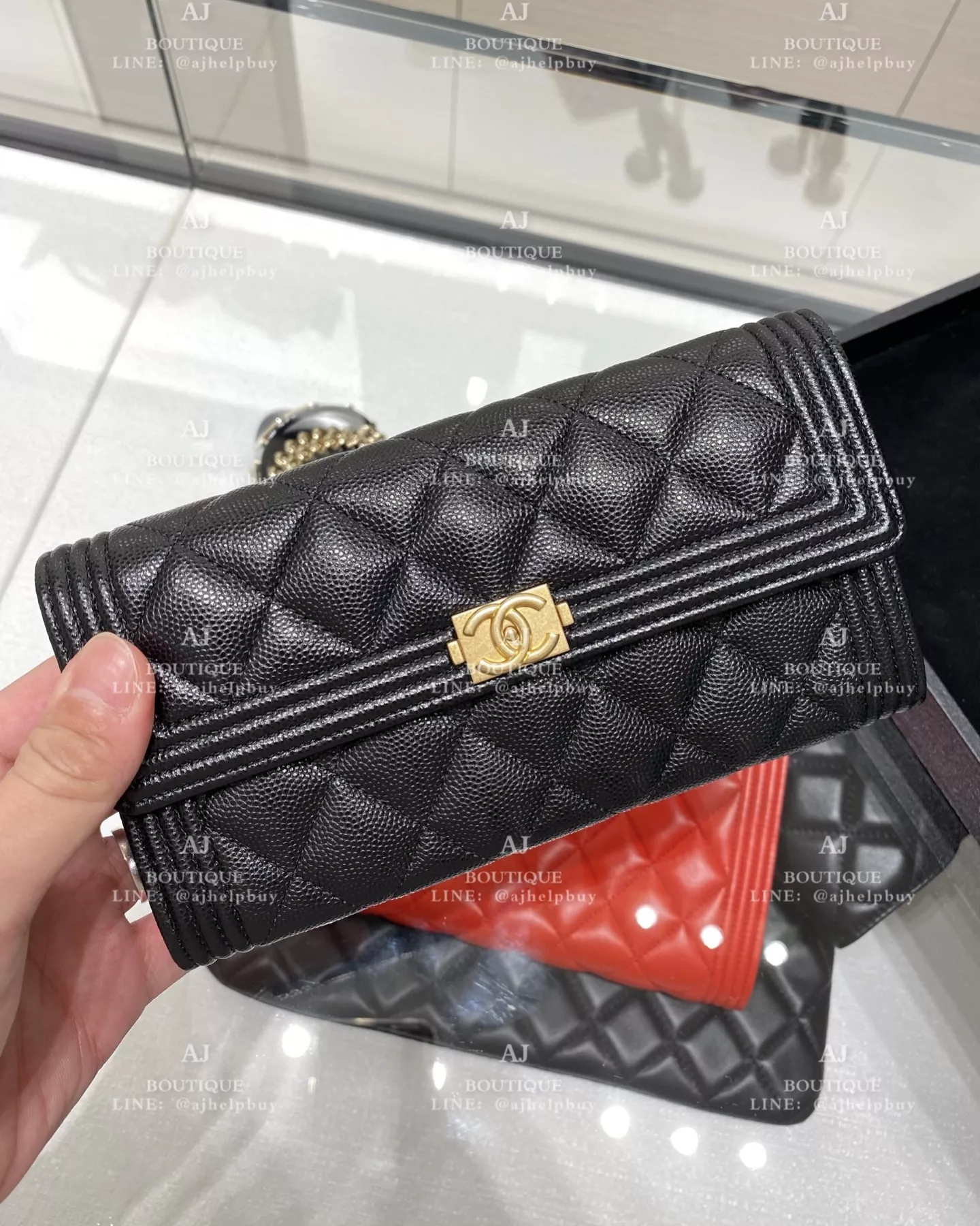 Chanel Boy 長夾 代購照片