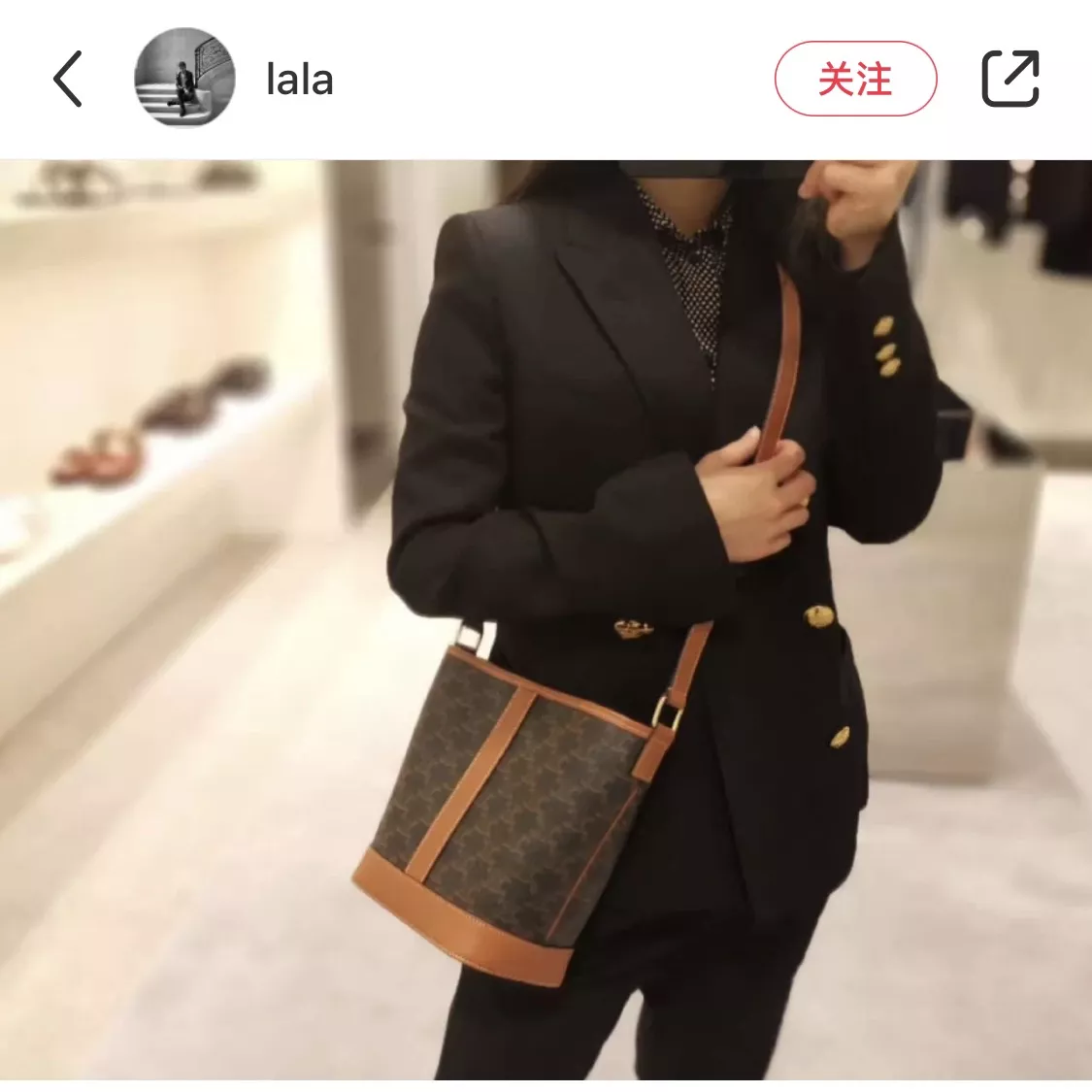 Celine 新款老花水桶 小款 代購照片2