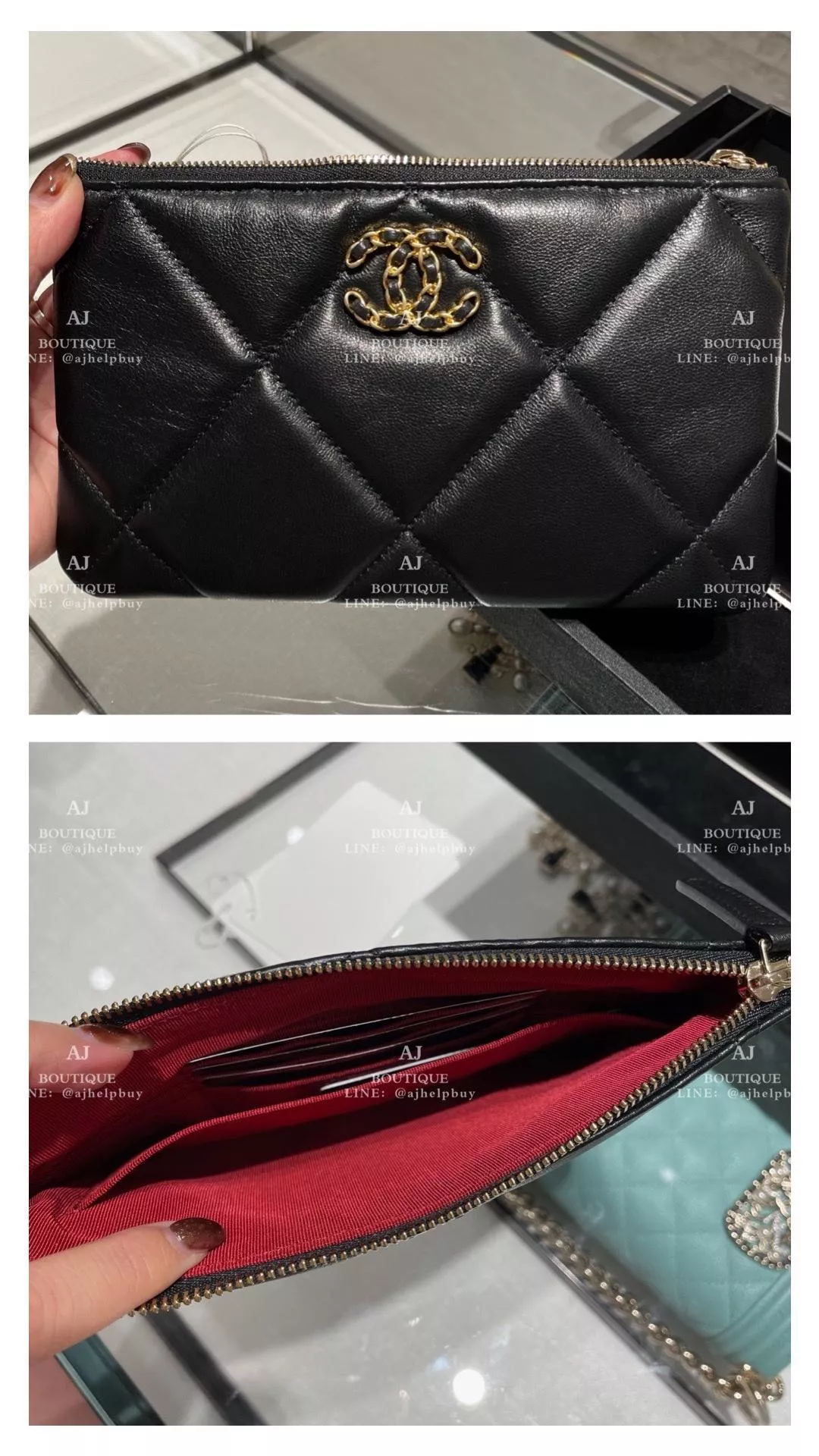 Chanel 小款手拿包 黑色 代購照片