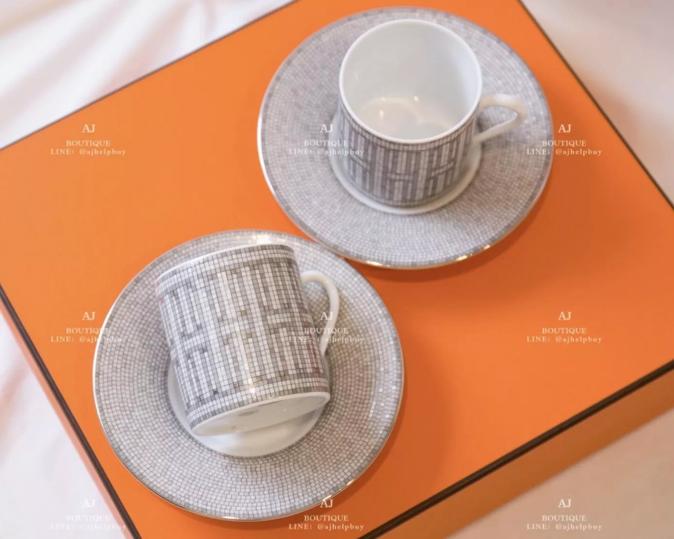 Hermes Espresso 咖啡杯盤組 代購照片