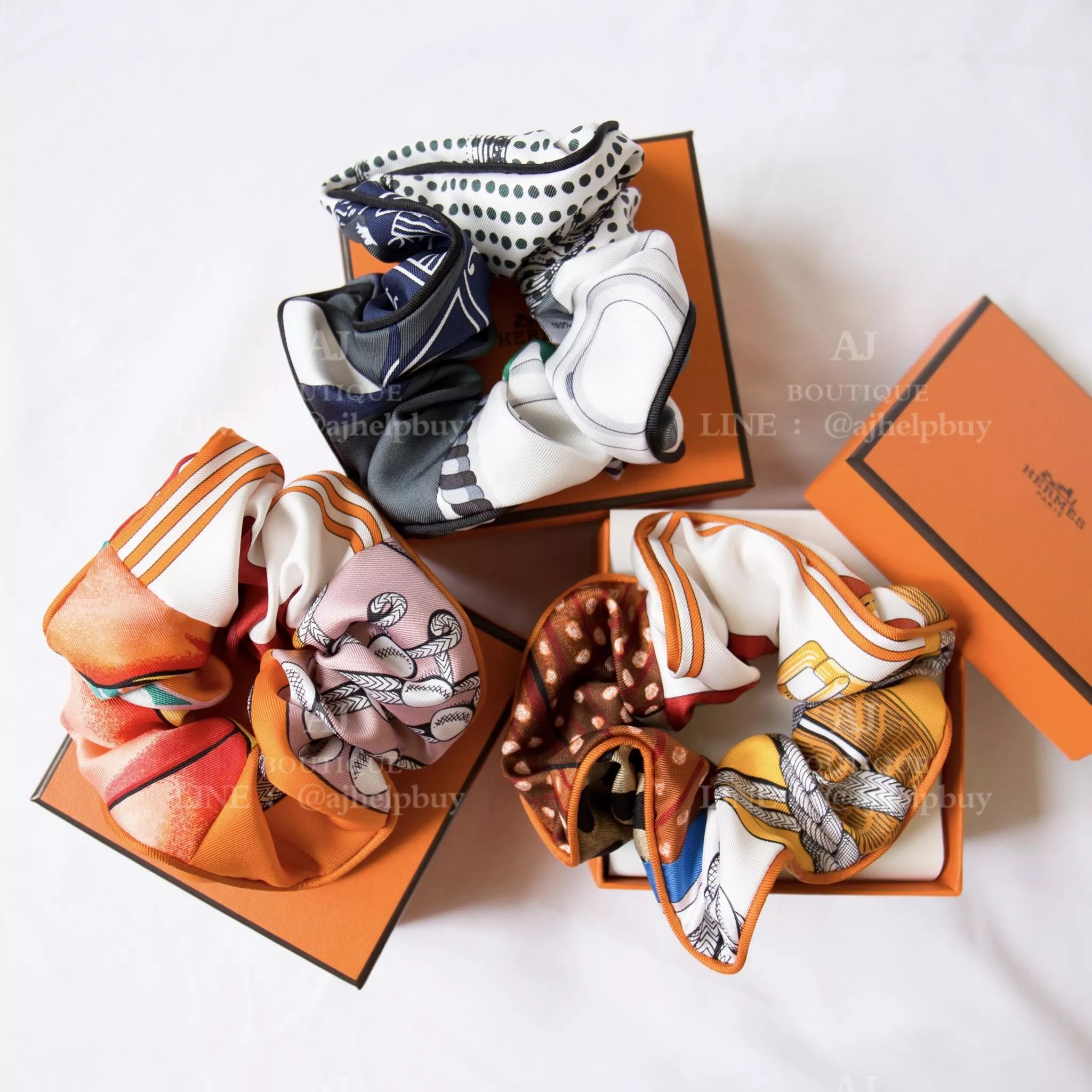 Hermes 絲巾髮圈 代購照片
