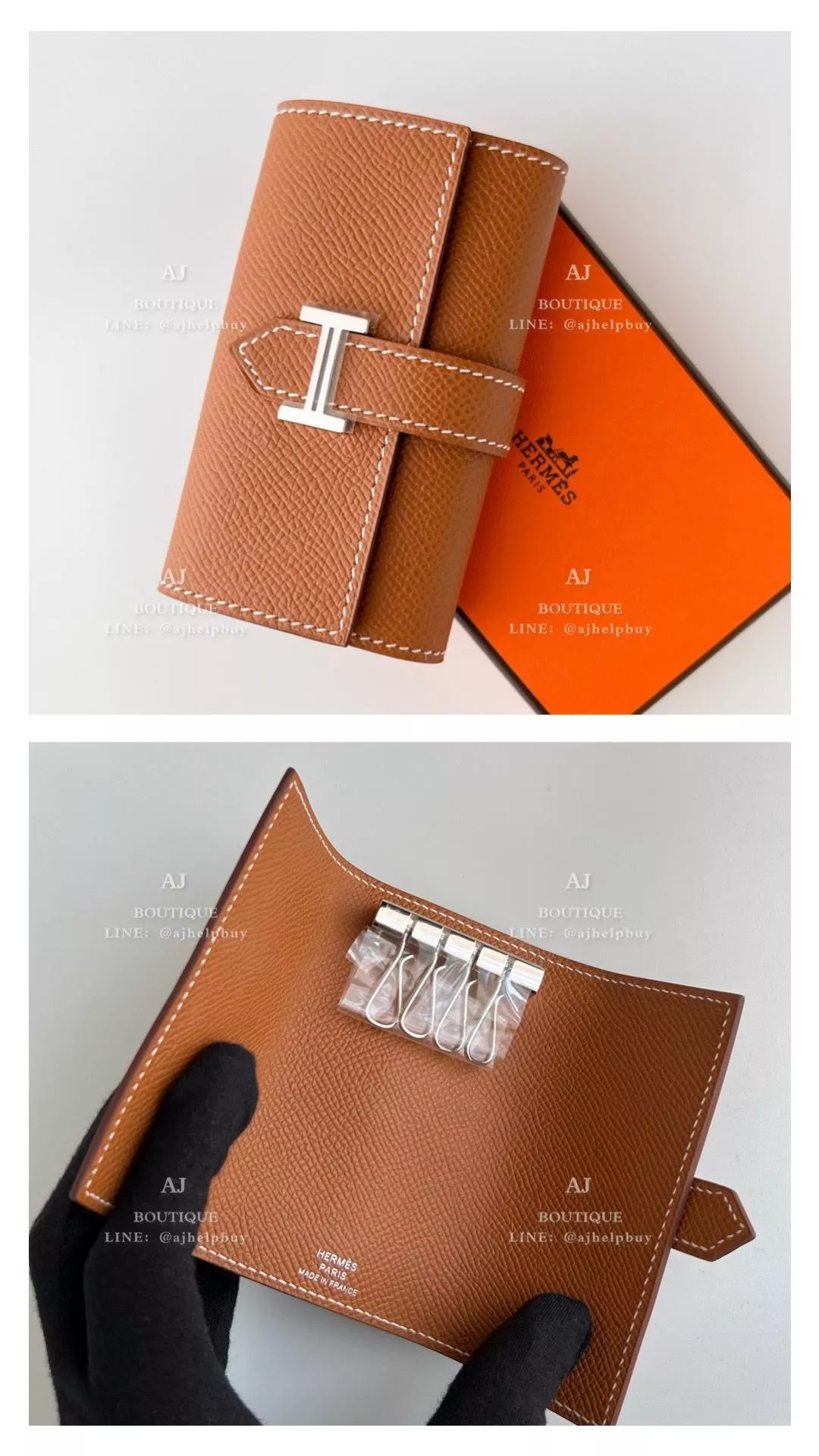 Hermes Bearn 鑰匙包 代購照片