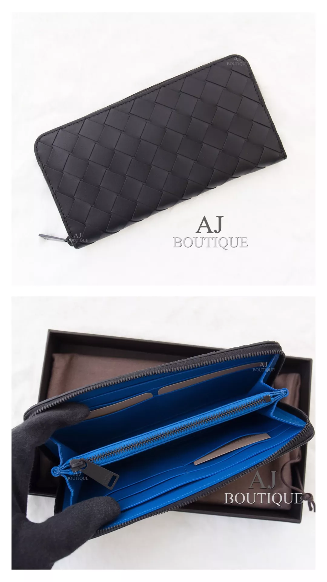 Bv Bottega Veneta 小牛皮拼色長夾 代購照片