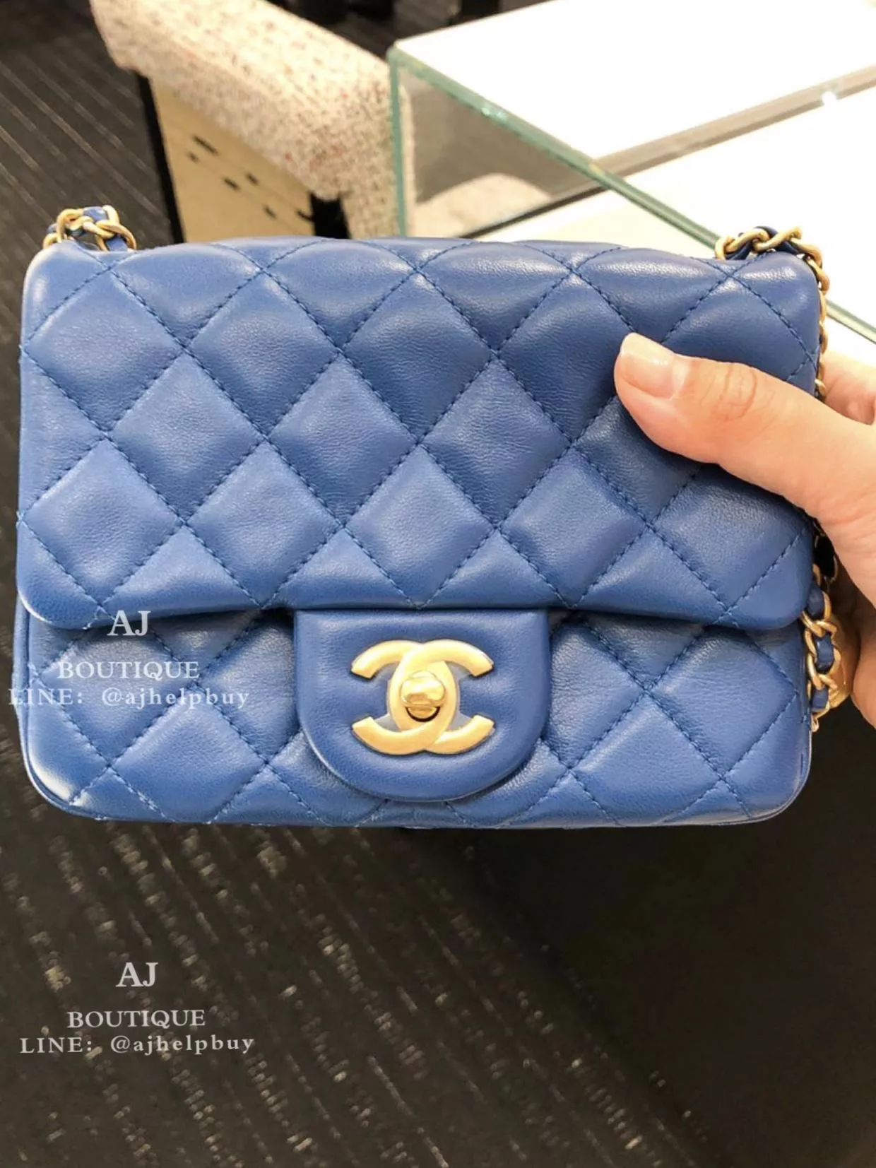 Chanel Coco 17 金球款 淺藍 代購照片